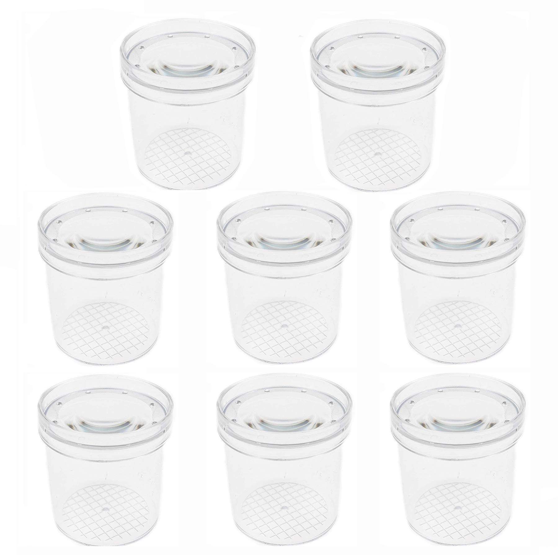 SimpleSS 8 Pieces Bug Viewer Critter Insect Cage Magnifying Insect Box Bug Magnifier Container Bug Catcher Cage, Science Nature Exploration Tools 1