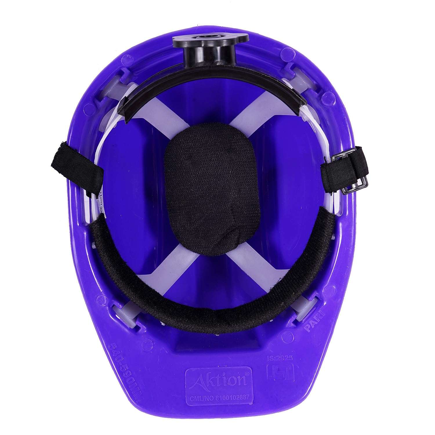 Aktion AK H02_WHT Safety Helmets Rachet Type, Color: Blue, Pack of 10, IS 2925:1984 4