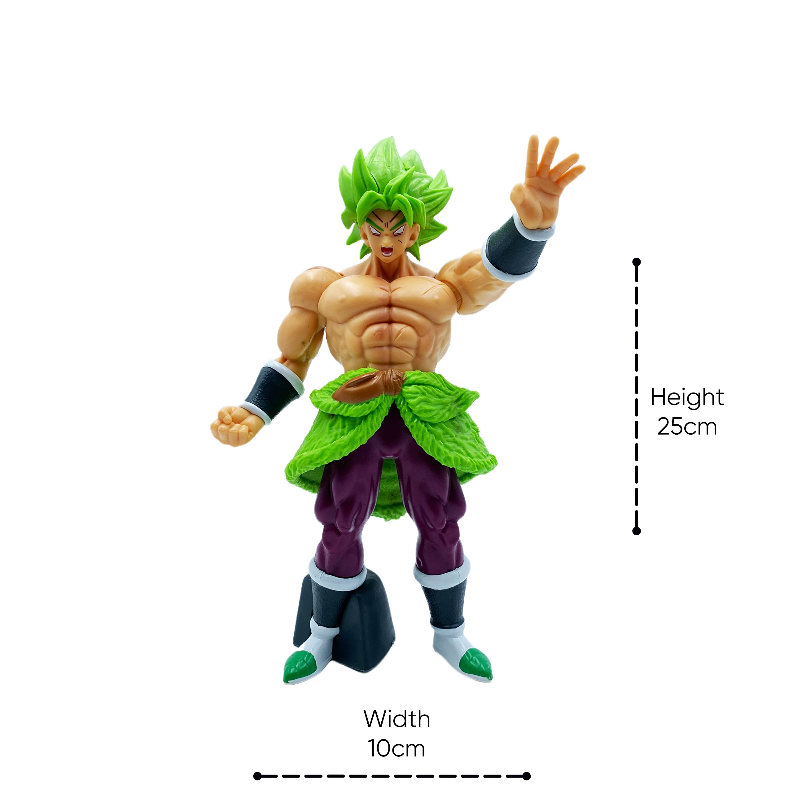 Buko Famous Action Figure Toy Anime Big Size Dragon Ball Z Fan Collection (Legendary Super Saiyan Broly) 5