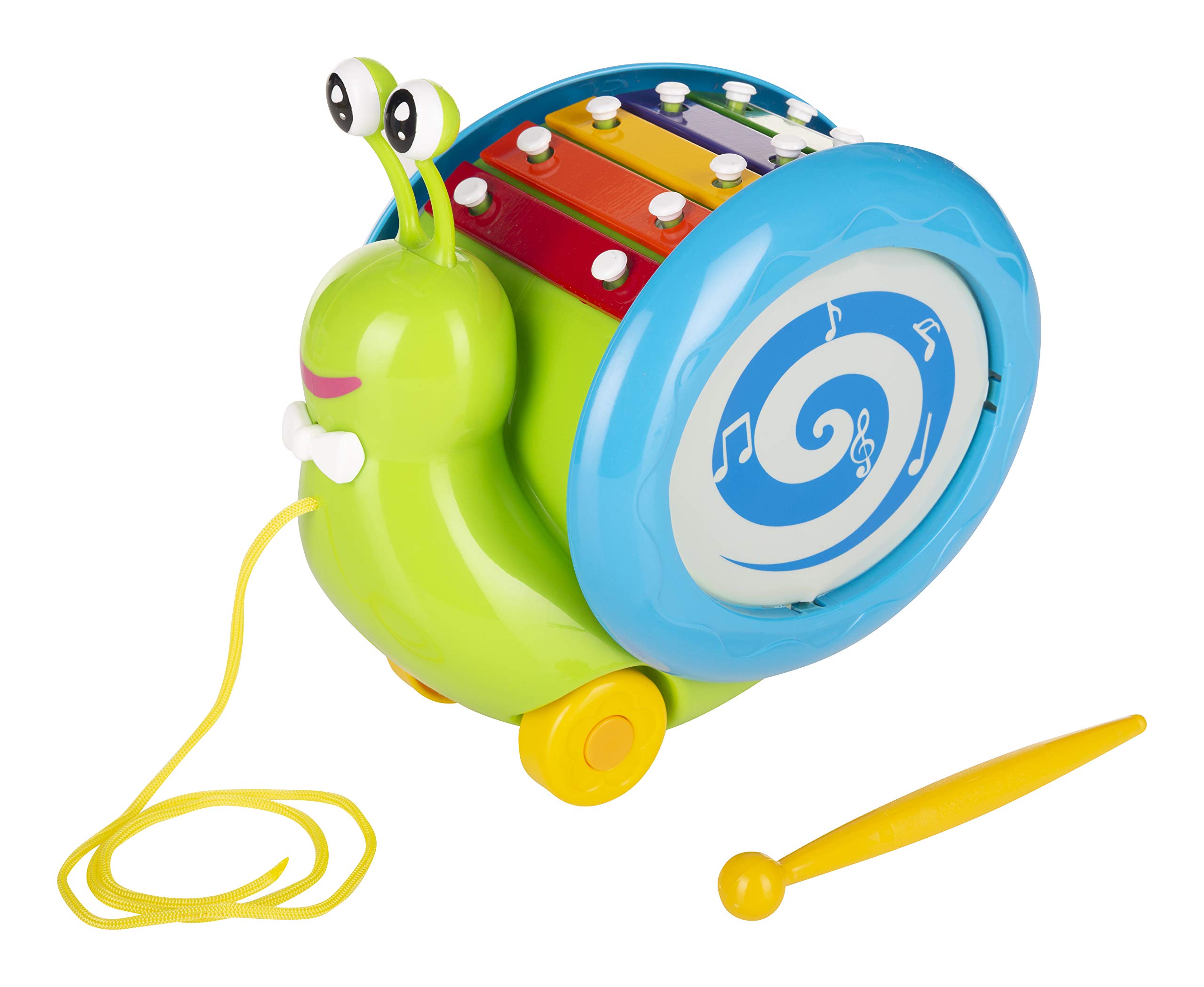 Giggles Musical Snail, Multi Color Fire Engine Toy 3