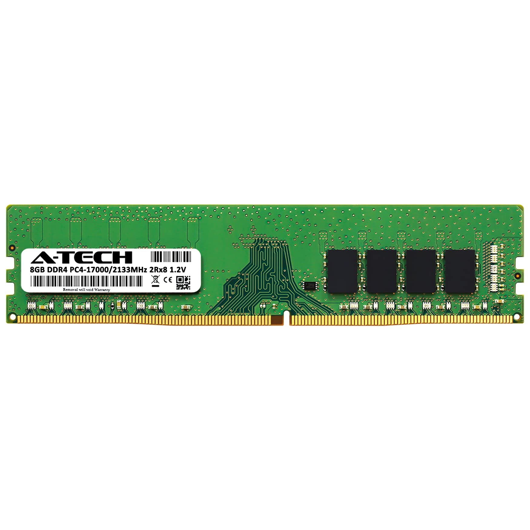A-Tech 8GB RAM Replacement for Supermicro MEM-DR480L-CL01-UN21 | DDR4 2133MHz PC4-17000 2Rx8 1.2V UDIMM Non-ECC 288-Pin DIMM Memory Module 2
