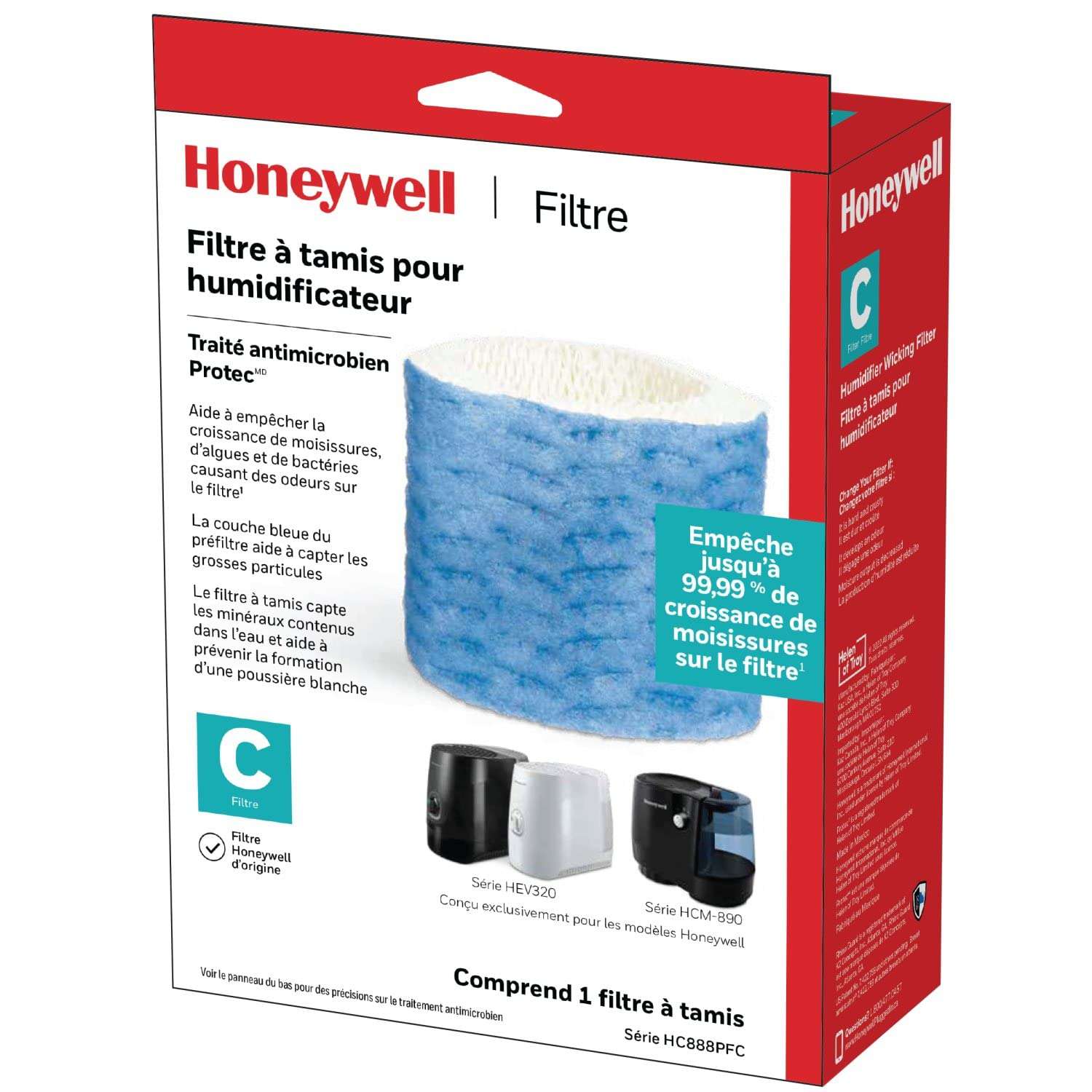 Honeywell HC888V1 Replacement Humidifier Filter C 5