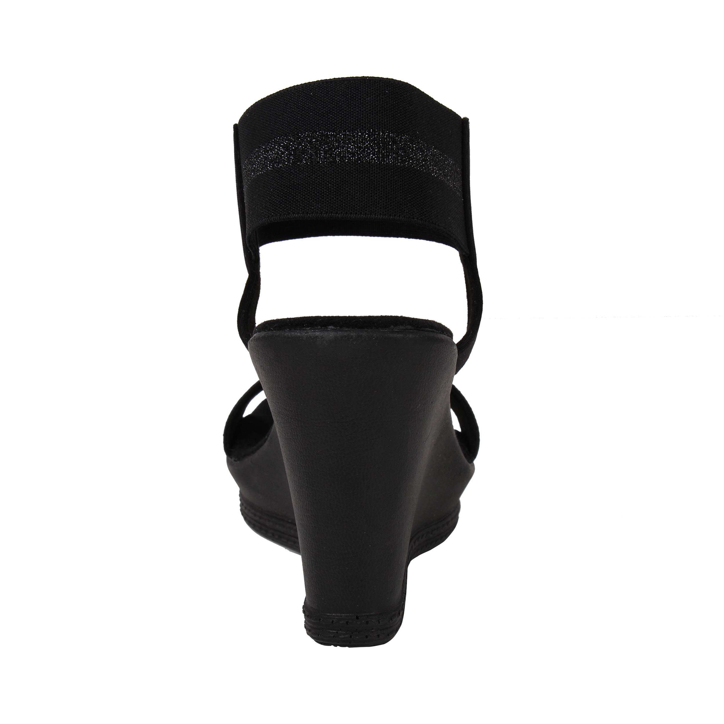 Catwalk Women's Black Fashion Sandals - 6 UK/India (38 EU)(1119C-6) 6