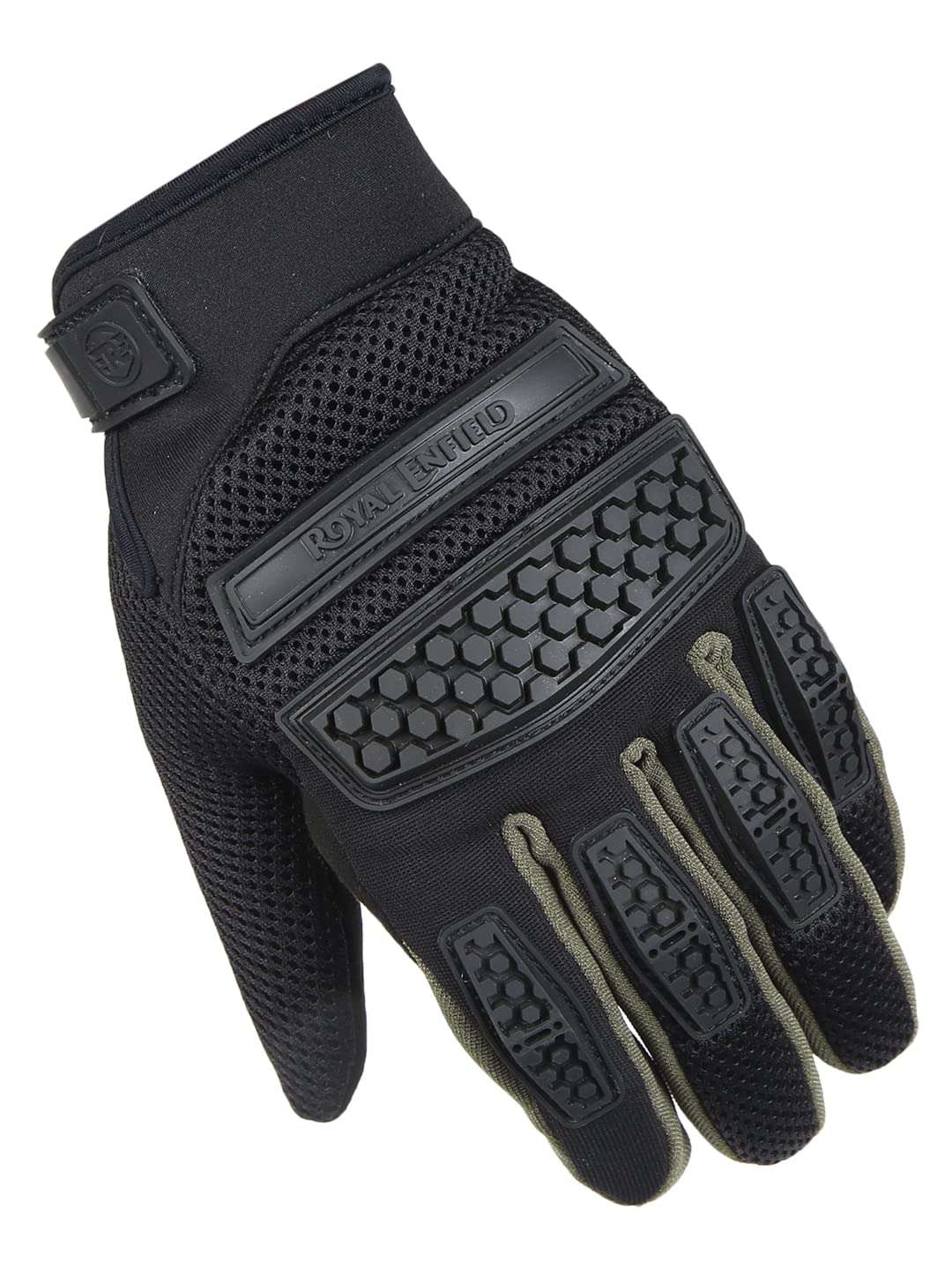 Royal Enfield Urban Hustler (Rover V3) Riding Gloves Olive & Black L (RRGGLN000003) 2