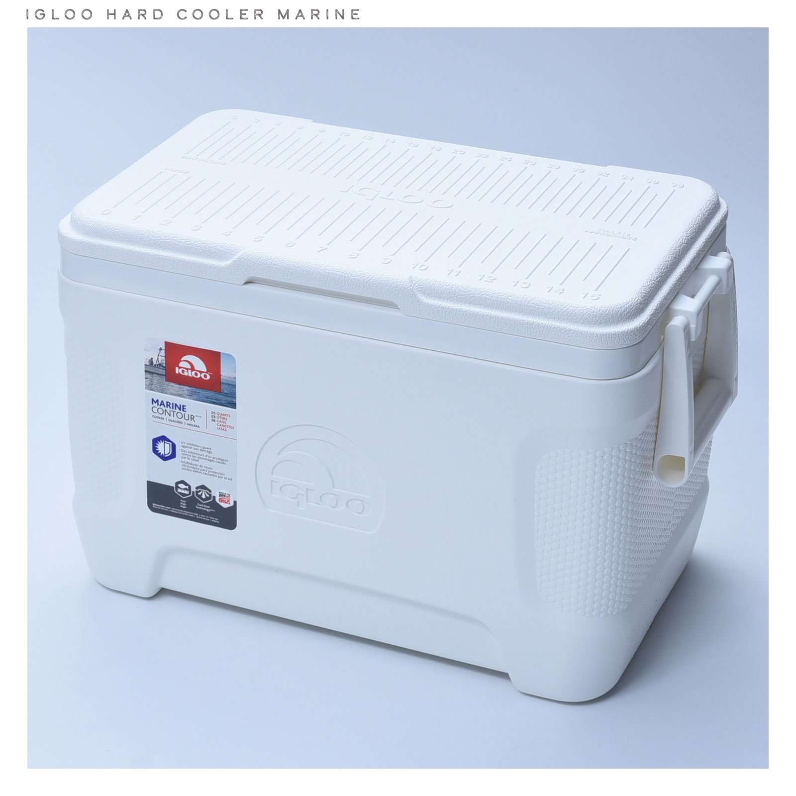 Igloo 25 Quart Marine Contour, White 5
