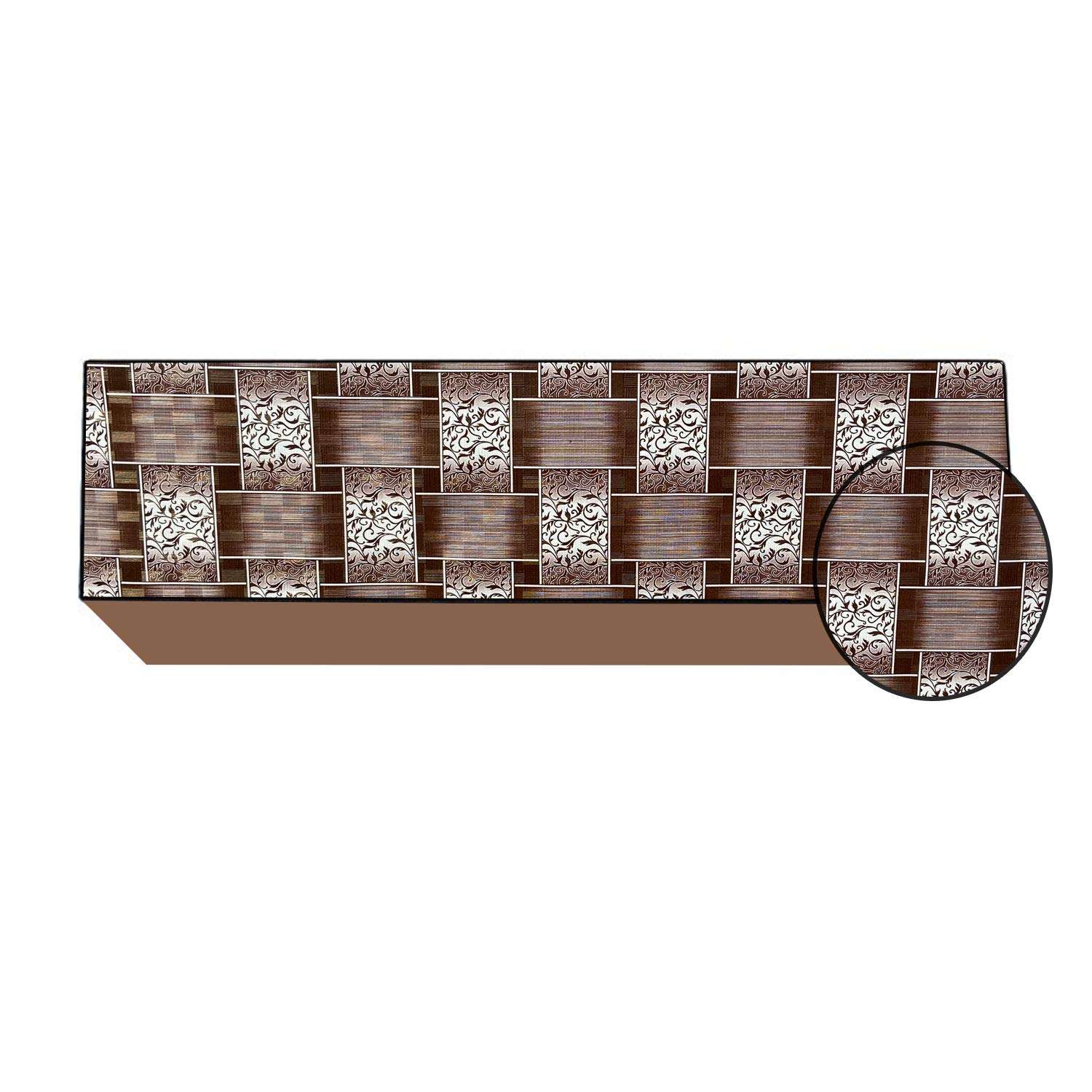 Jm Homefurnishings Polycarbonate Water & Dustproof Split Ac Cover for Voltas 1.5 Ton 4 Star Inverter, Copper, 184v Szs, Beige (Color03) 1