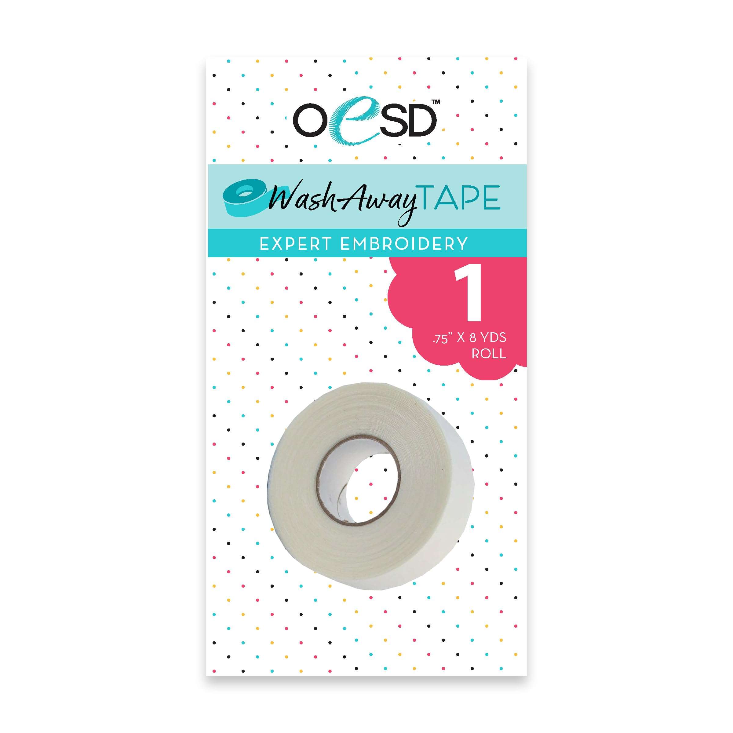 OESD Expert Embroidery Tape Wash Away Water Soluble 1