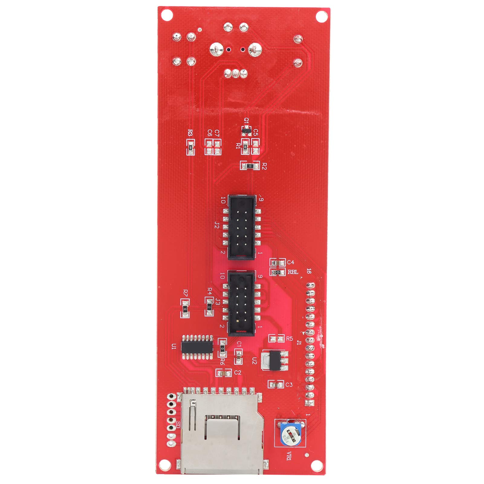 LCD Control Panel,Intelligent LCD Display Motherboard Module2004 Control Panel LCD Control Module with Memory Card Reader 3