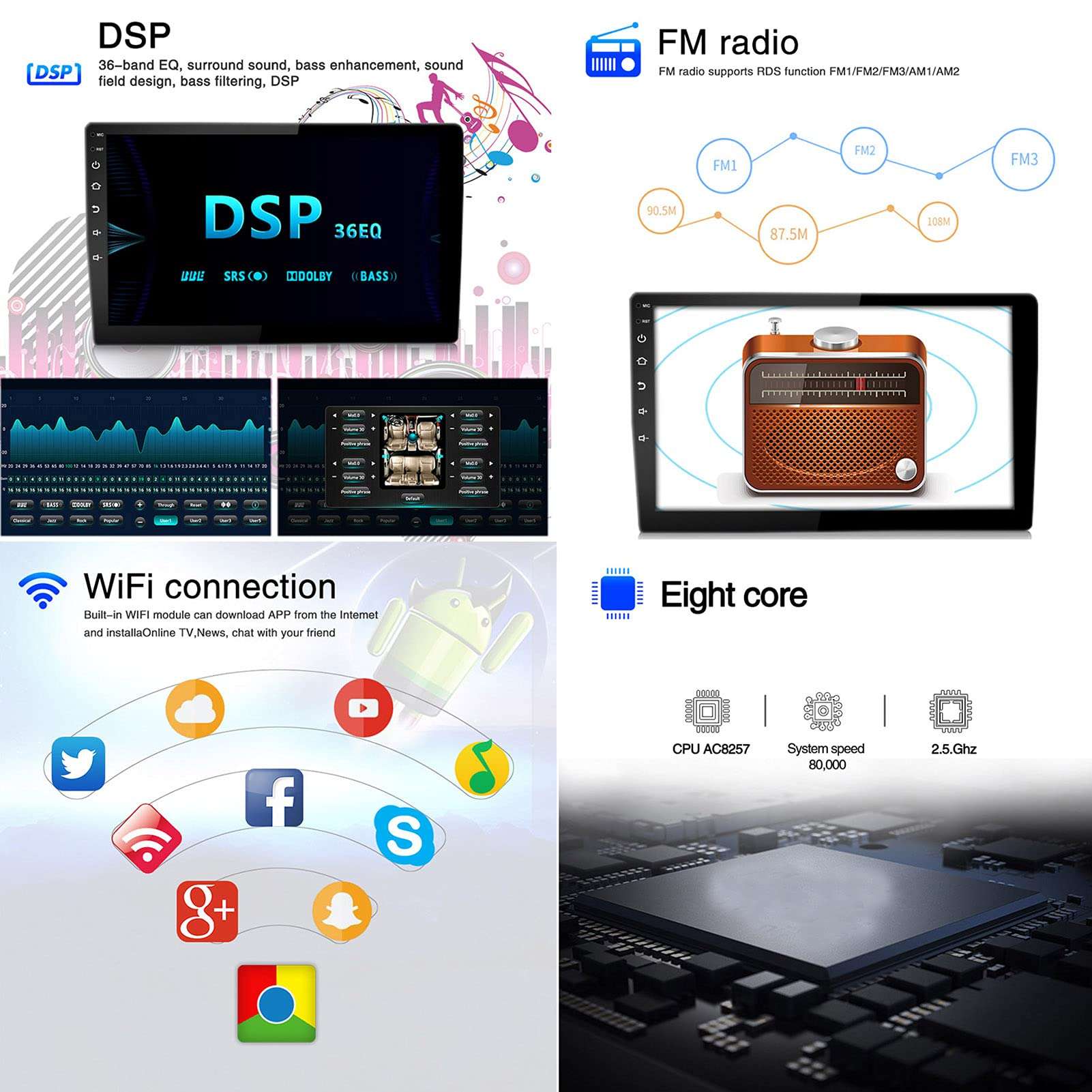 9 Inch Car GPS Multimedia Player Screen for Volkswagen Polo Sedan 2008-2018, Auto Bluetooth Multimedia Audio GPS Navigation System, Android 11 Support SWC Plug and Play 5