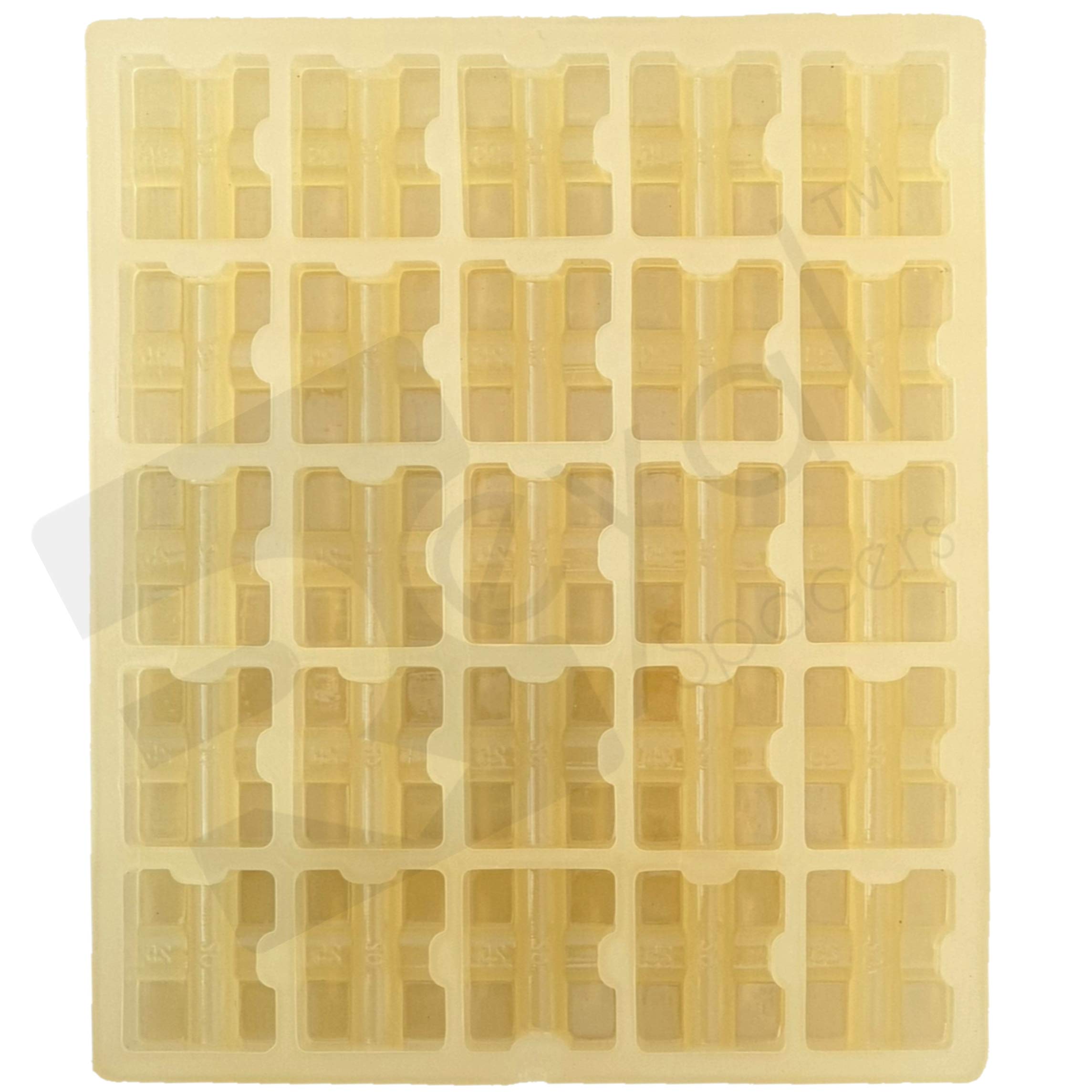 Reyal Cover Block Mould 20,25,40,50mm(Multi Cover) 25 Cavity(Pack of 5) Soft PVC Rubber 3