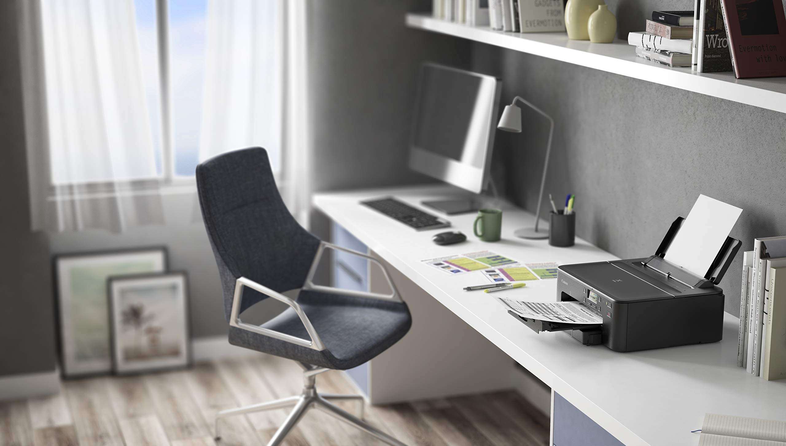 Canon PIXMA TS702 Wireless Single Function Printer | Mobile Printing with AirPrint(R), Google Cloud Print, and Mopria(R) Print Service, Works with Alexa, Black, One Size 4