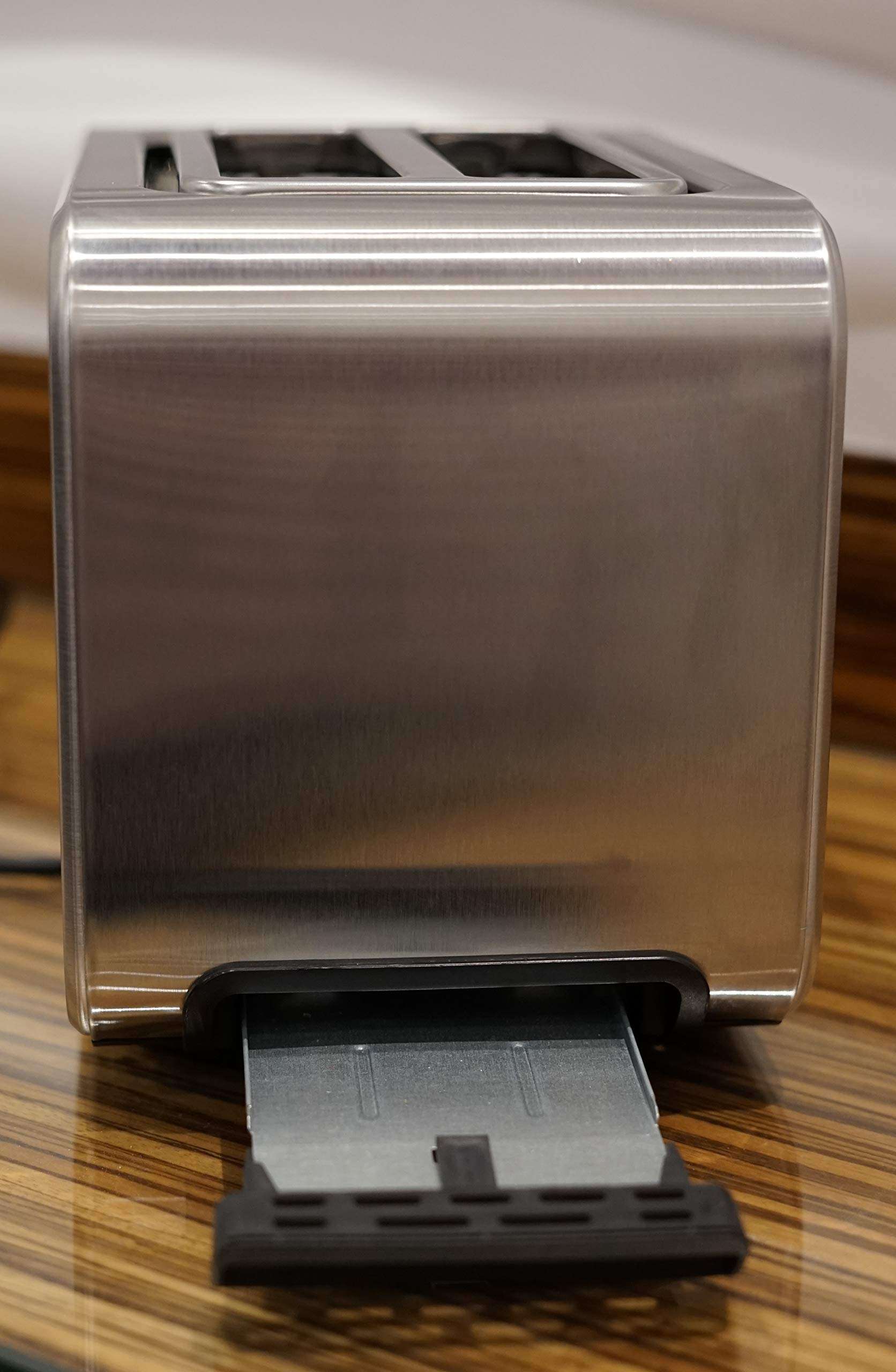 AMERICAN MICRONIC INSTRUMENTS - 2-Slice Stainless Steel Pop-up Toaster with Cancel, Reheat Functions (AMI-TSS1-85Dx- 850 Watts, Steel) 3