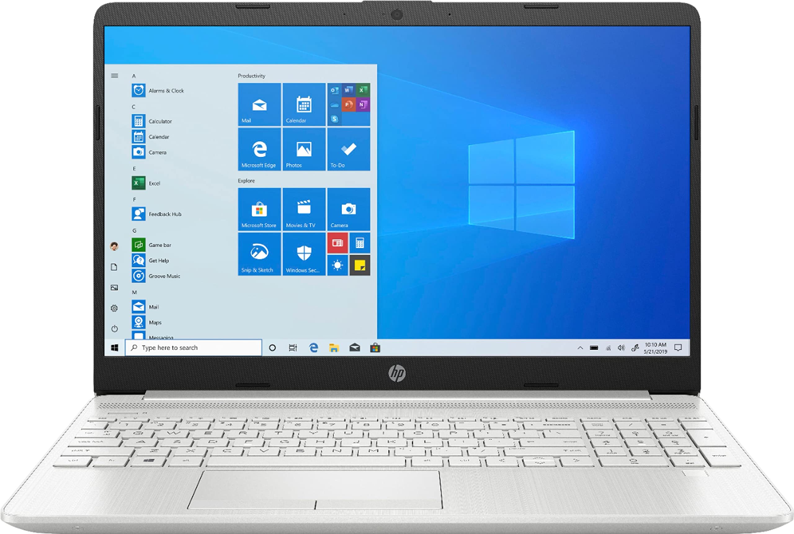 2022 HP 15.6'' FHD Laptop PC Intel Dual-Core i3-1115G4 16GB DDR4 RAM 256GB M.2 NVMe SSD Intel UHD Graphics USB-C HDMI WiFi AC RJ45 Bluetooth Webcam Fingerprint Windows 10 Home w/RE 32GB USB 3.0 Drive 1