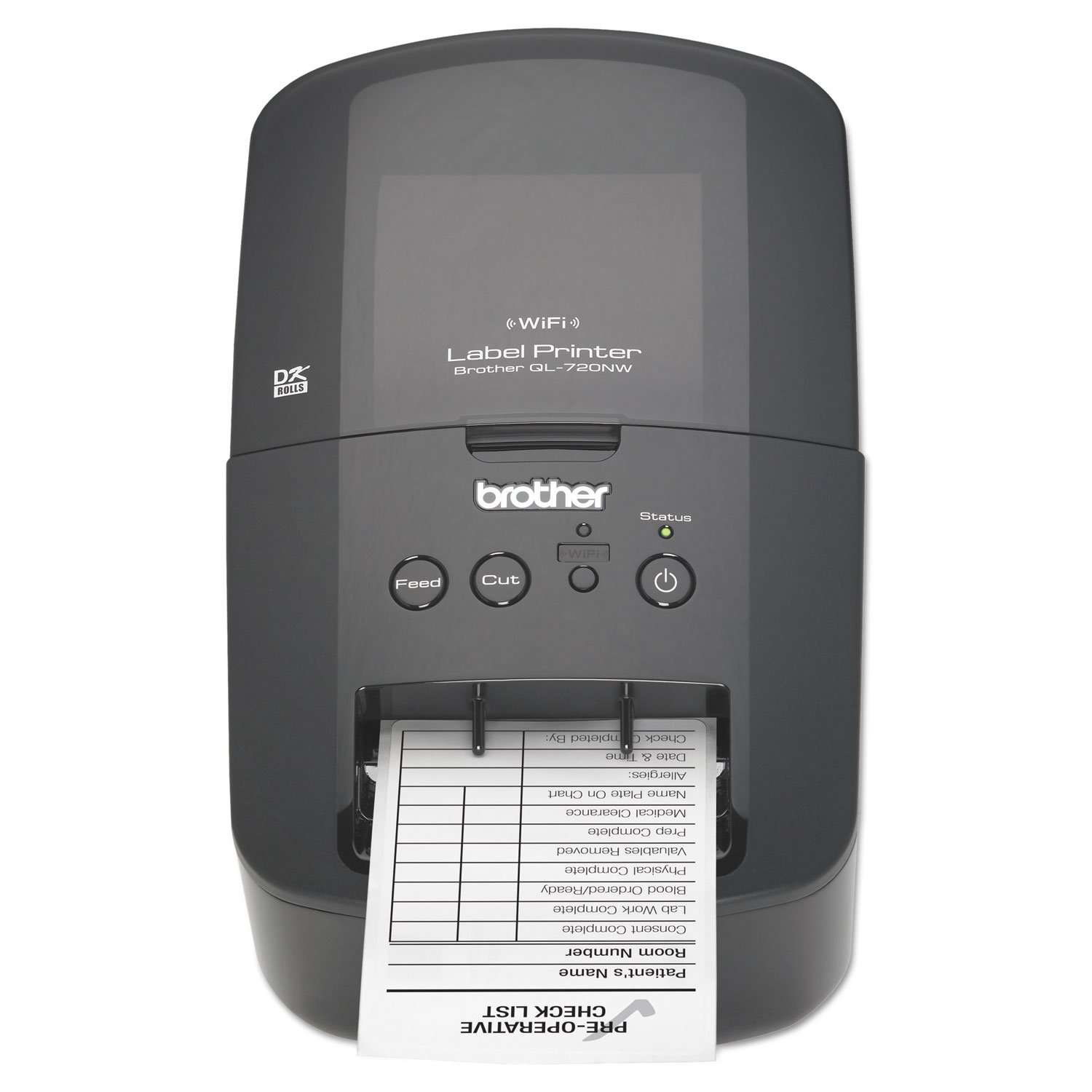 Brother QL-720NW Professional, High-speed Label Printer with Built-in Ethernet and Wireless Networking (QL720NW) 1