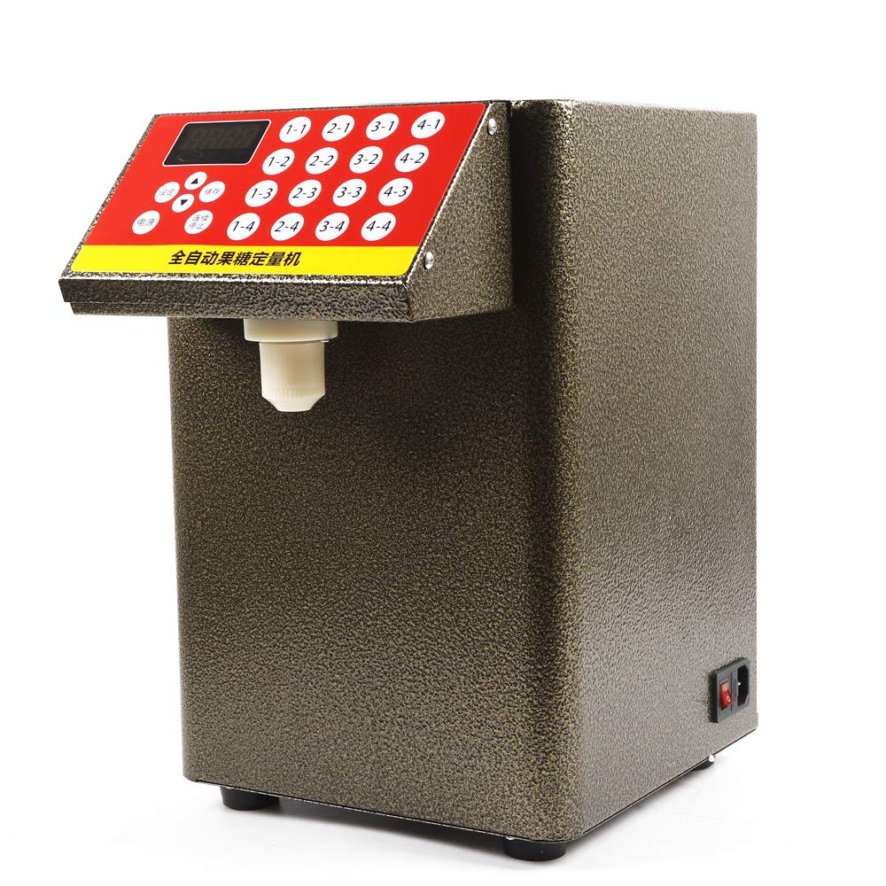 Automatic Fructose Dispenser, Sugar Syrup Dispenser Fructose Quantitative Machine Bubble Tea Equipment for Milk Tea Soft Drink 110V 280W 1