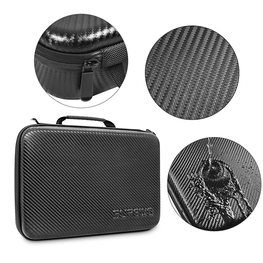 SKEZN Large Surface-Waterproof Protective Storage Bag Compatible with GoPro Hero 13 Black, Hero 12/11/10/9/8/7/(2018) Black, AKASO Action Camera Accessories 2