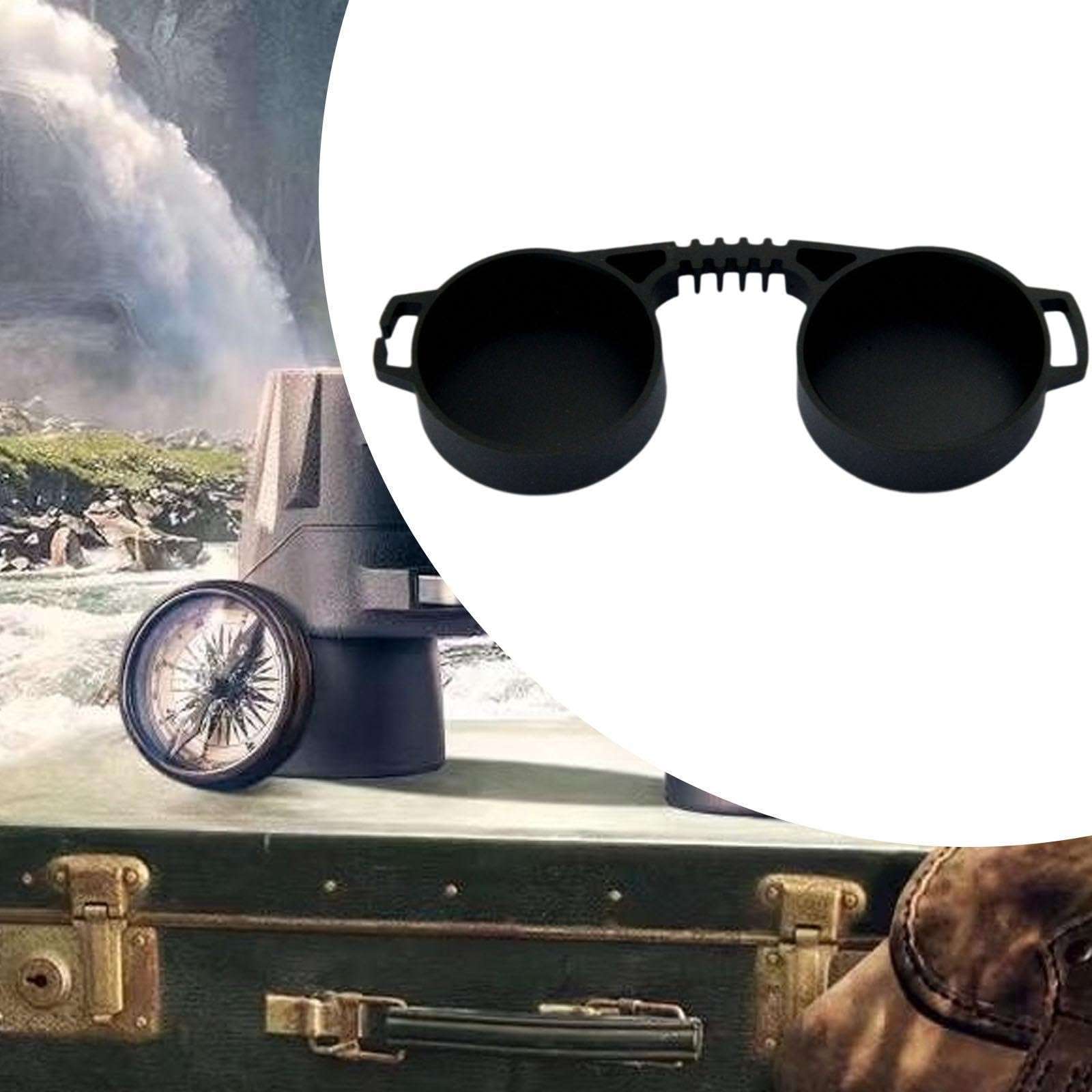 MagiDeal Lens Caps Binocular Accessories Black Compact Professional Sturdy 10x42 Direct Replace Gifts Protective Covers for Binoculars, Eyepiece 5