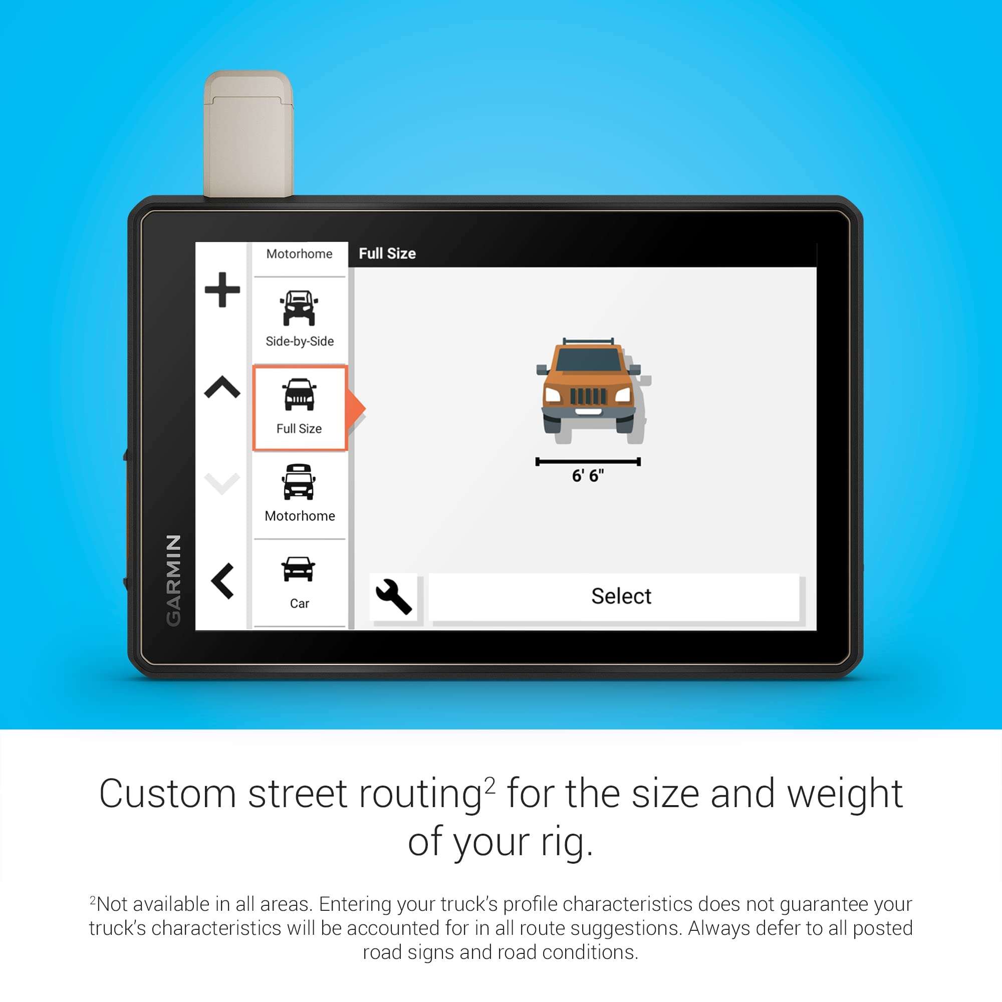Garmin Tread Overland, All-Terrain 8" GPS Navigator with Built in Mapping and Signature Series Cloth 6