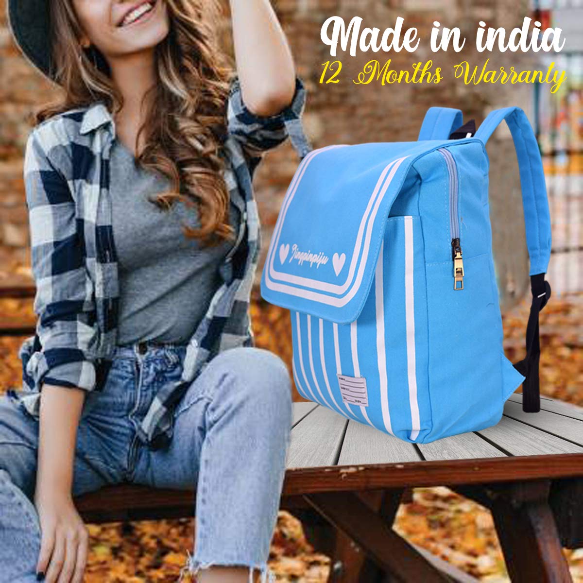 KEKEMI 16 Ltrs Blue Casual Backpack (LTB112_02) 4