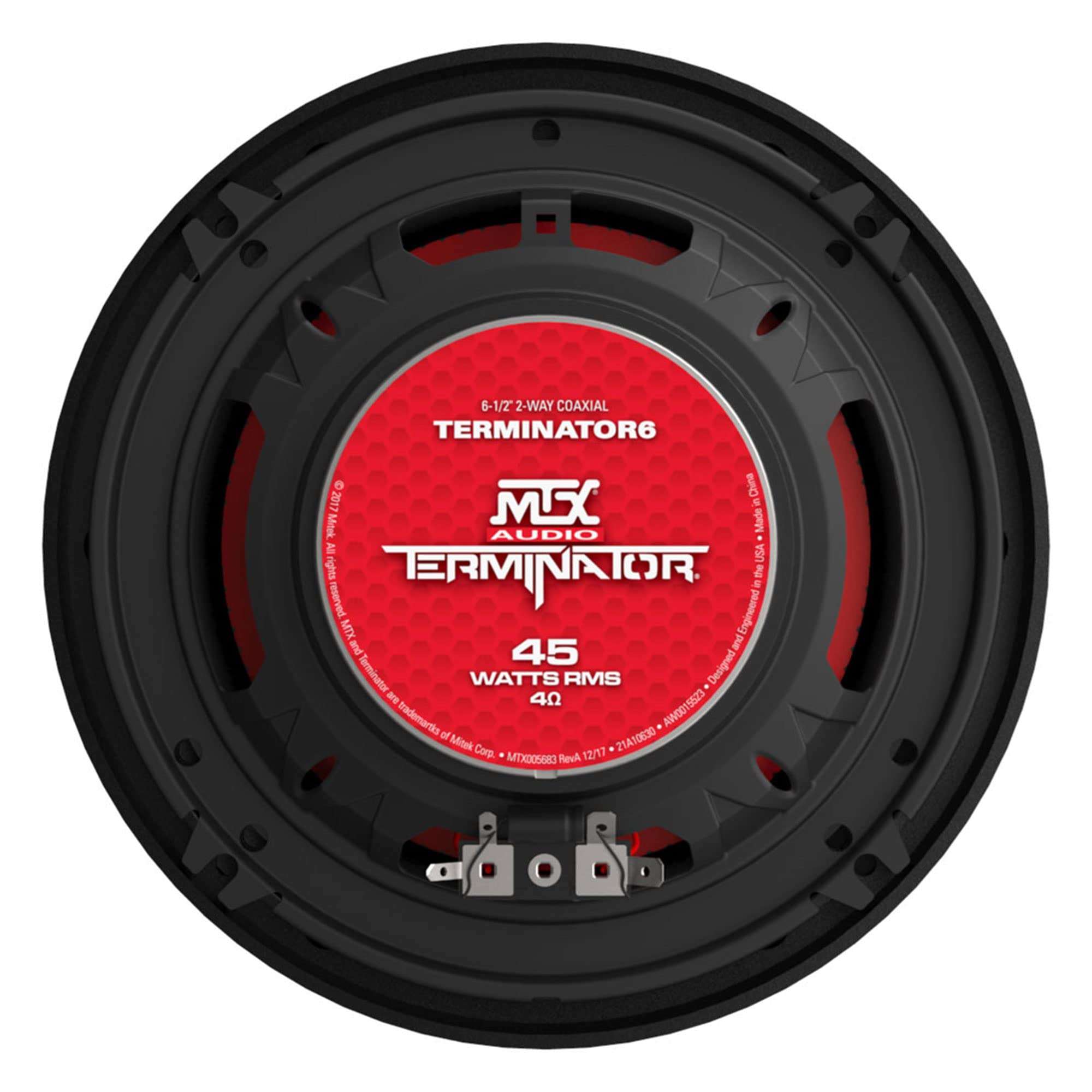 MTX Terminator6 45 Watt RMS 2 Way Polypropylene Coaxial Car Speakers 4
