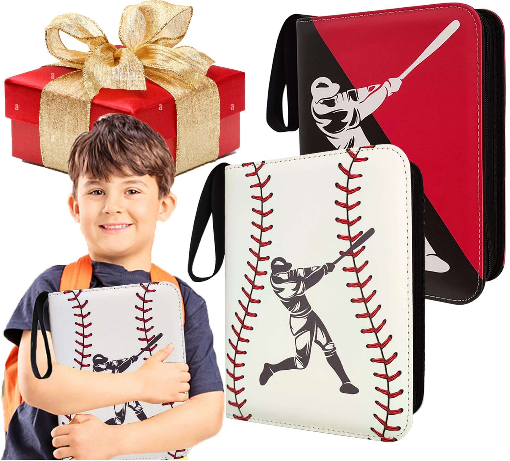 2 Pack baseball Card Binder Gift 1