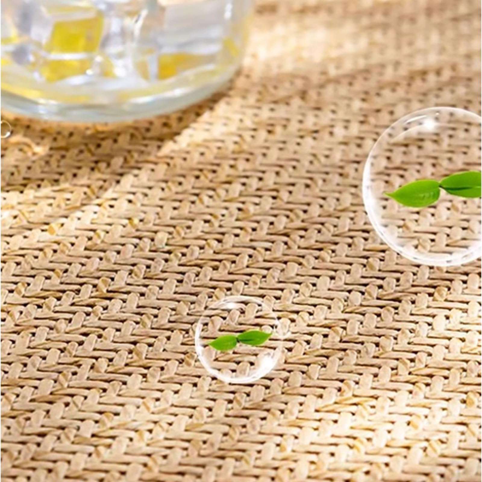 DESALAI Modern Natural Sisal Carpet,Non Slip Solid Color Area Rugs,Rectangular Jute Fiber Rugs,Tea Room Floor Mats for Living Room Bedroom(60x180cm(24x71inch), G) 4