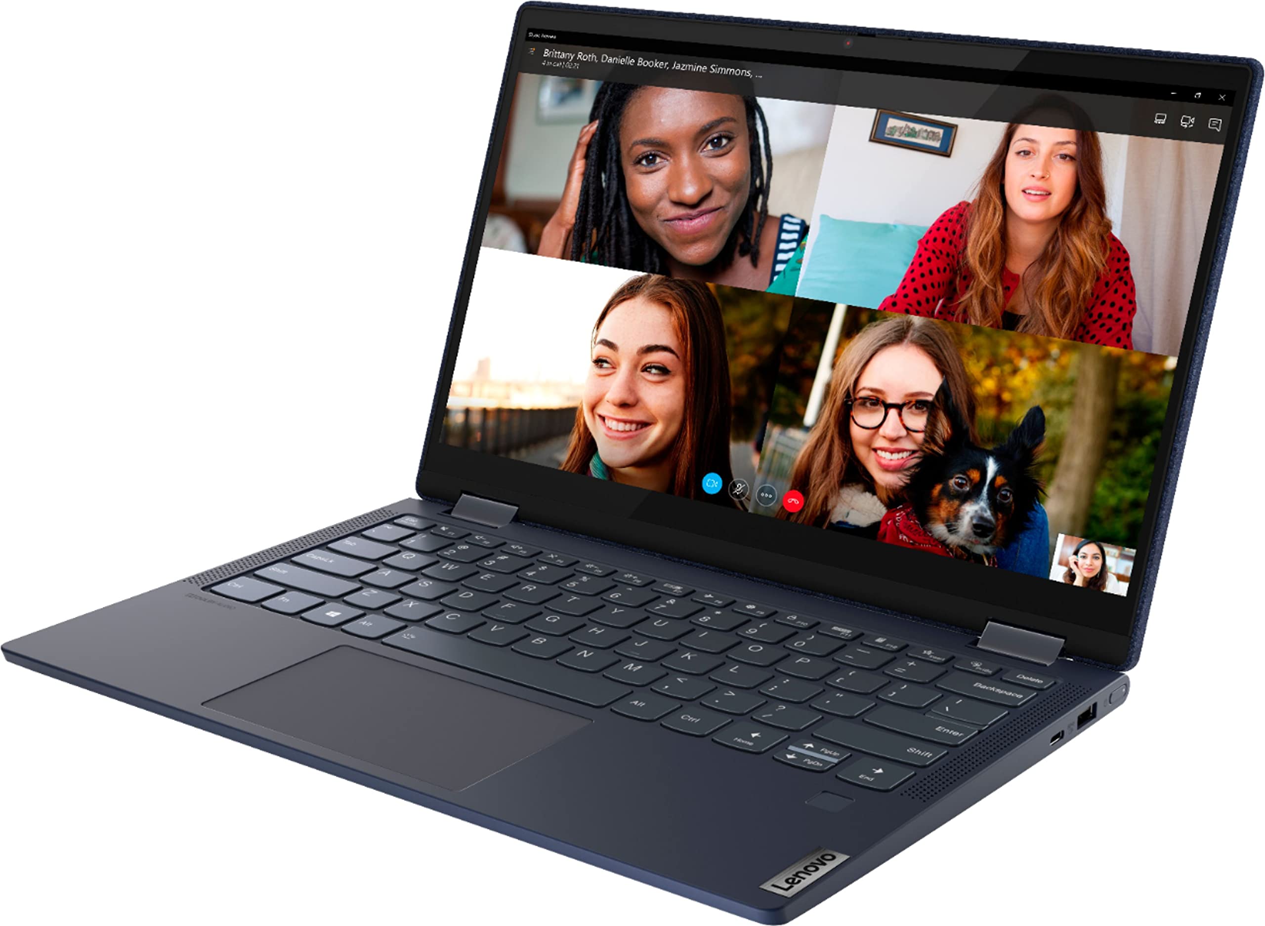 Lenovo Yoga 6 13 School & Business 2-in-1 Laptop (AMD Ryzen 7 5700U 8-Core, 16GB RAM, 1TB m.2 SATA SSD, AMD Radeon, 13.0" Touch Full HD (1920x1080), Fingerprint, WiFi, Win 11 Home) with Hub 3