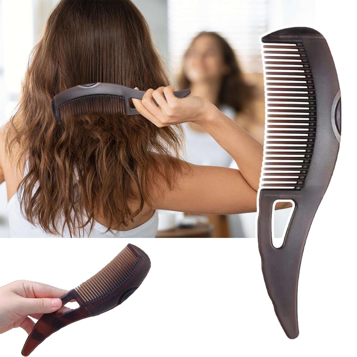 Dandruff Comb Energy Massage Comb Scalp Brush for Dandruff Removal, Hair Dressing Comb Healthier Scalp and Better Hair Quality Removal of Dandruff & Dirt, Lice Remover Products 1