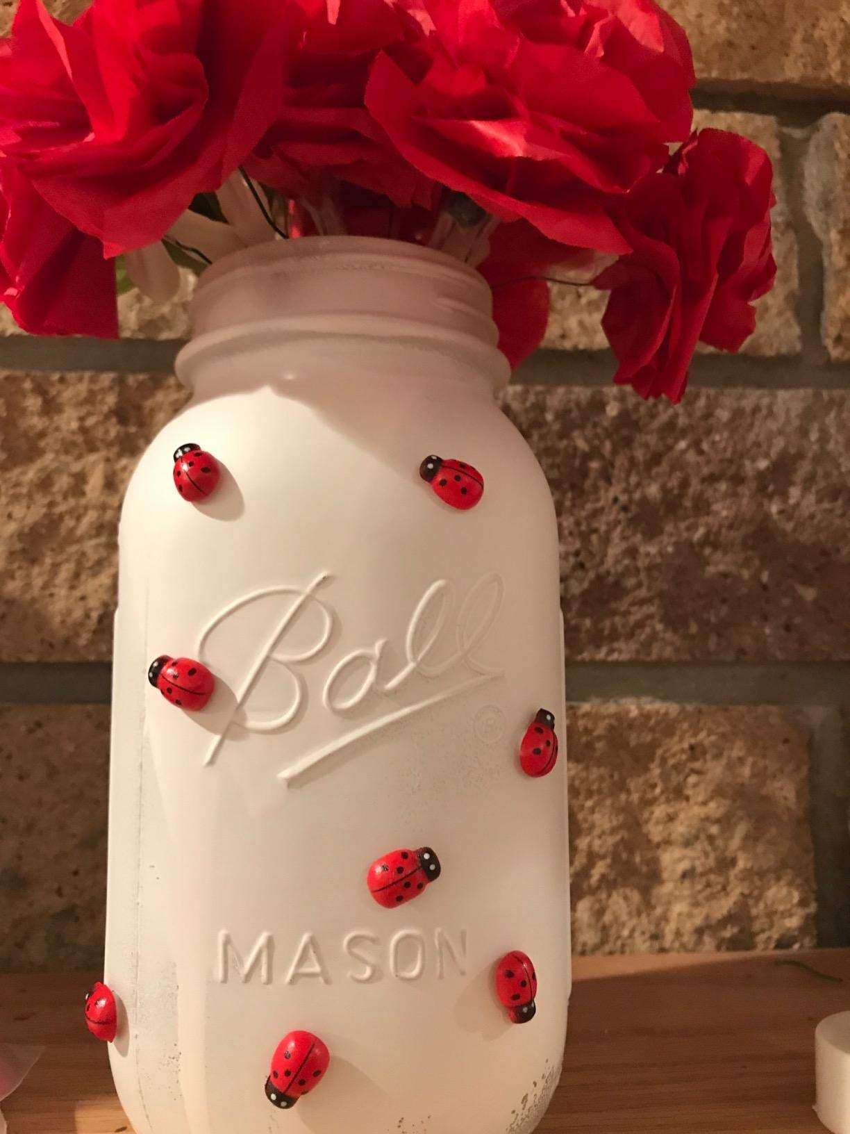 Honbay 100PCS 10x13mm Flatback Self Adhesive Tiny Wooden Ladybug Embellishments for Micro Landscape, DIY Crafts and More 6