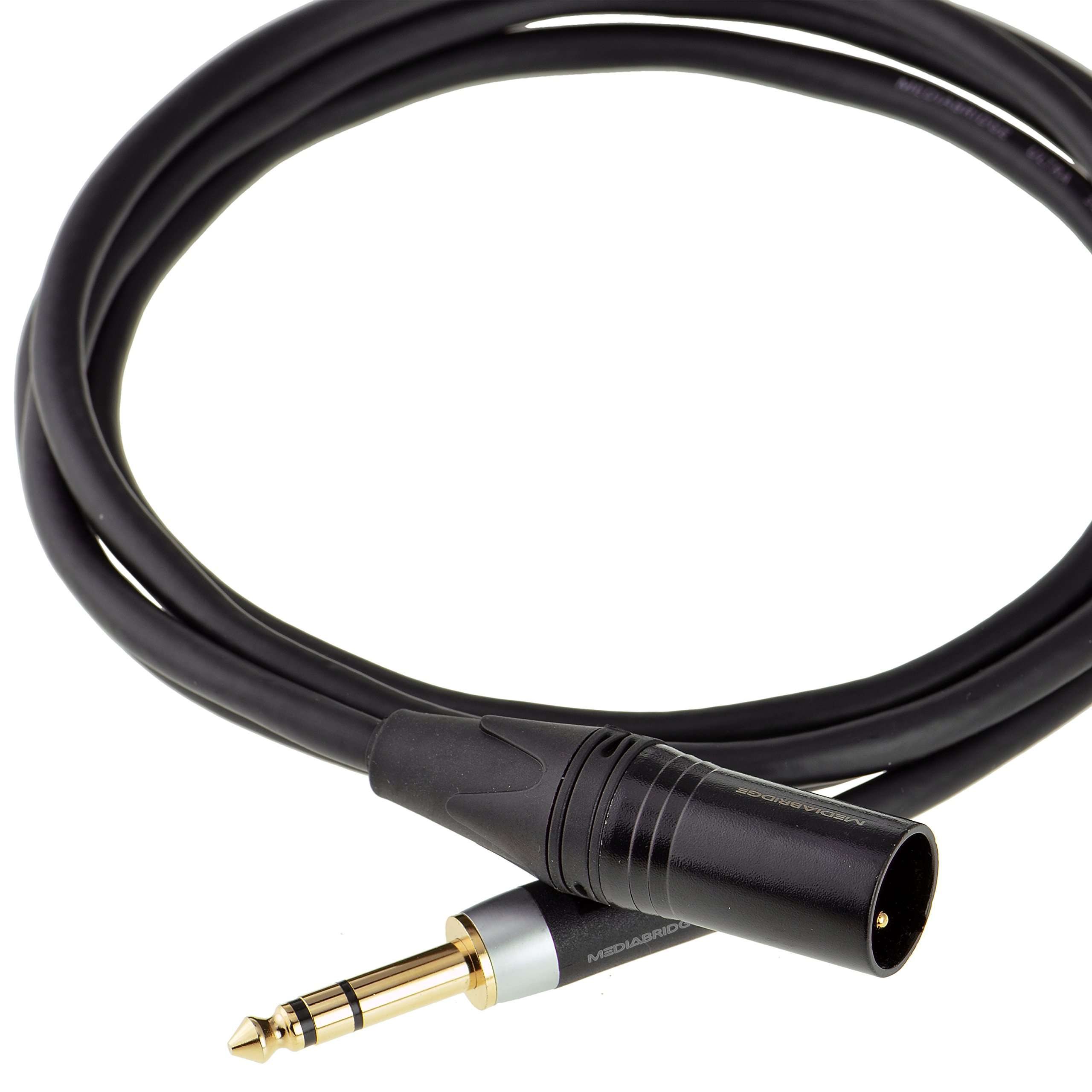 Mediabridge Audio Cable Black (MC-XM-TRS-6) 2