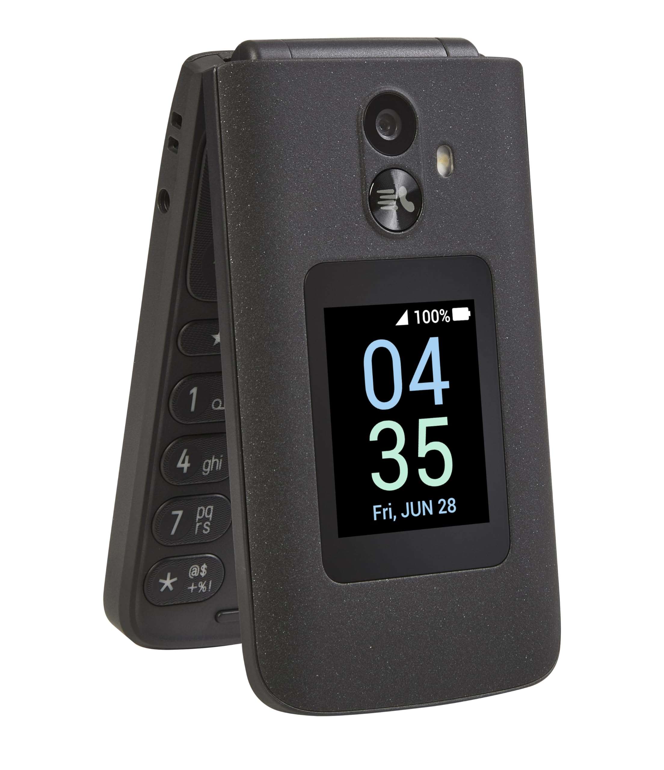 Tracfone, TCL FLIP 3, 16GB, Prepaid Smartphone, Stone Gray, 5MP Video Capable Camera, Locked 3