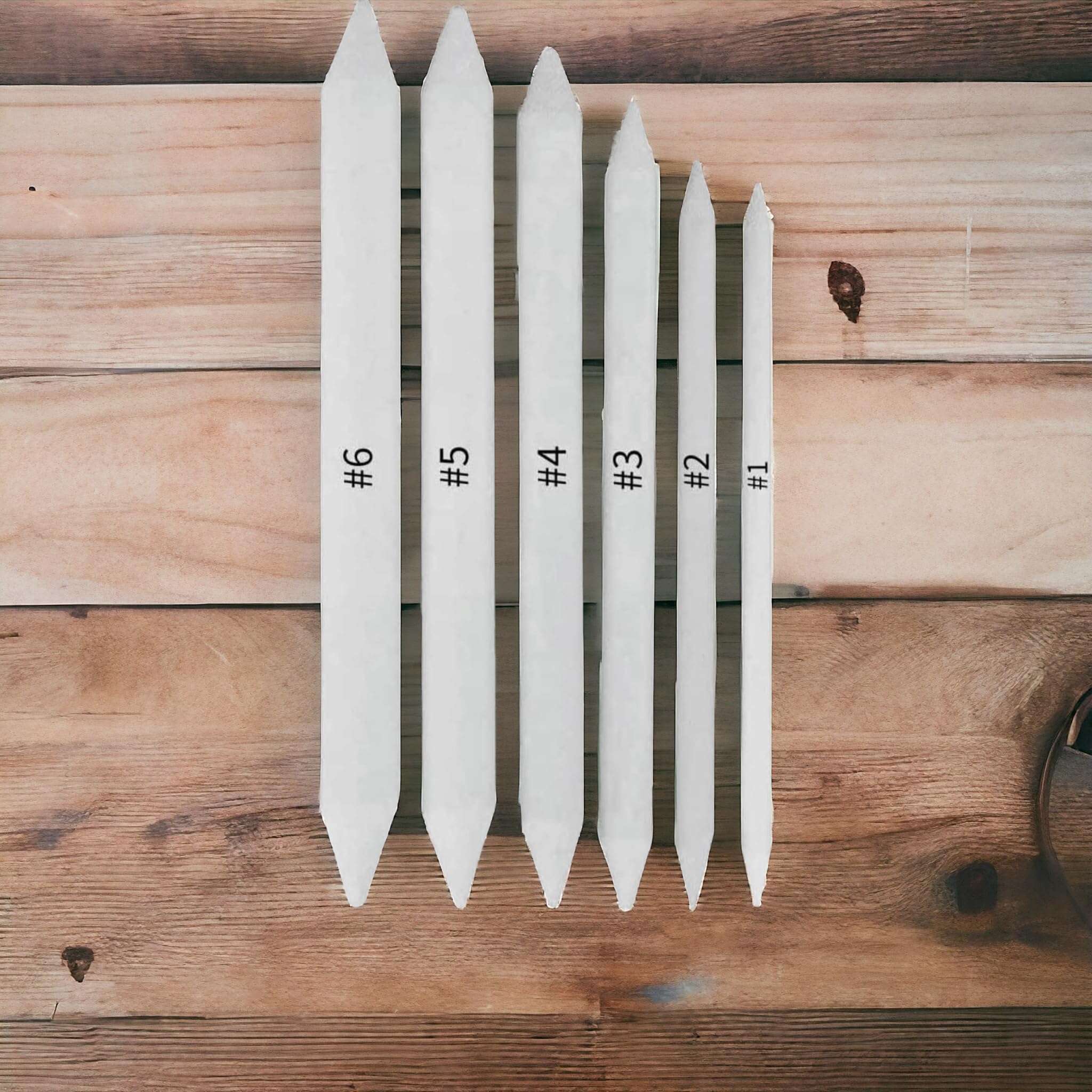 Shop Unkle 6PCS WHITE BLENDING PAPER STUMPS SET FOR ARTISTS (WHITE) 3