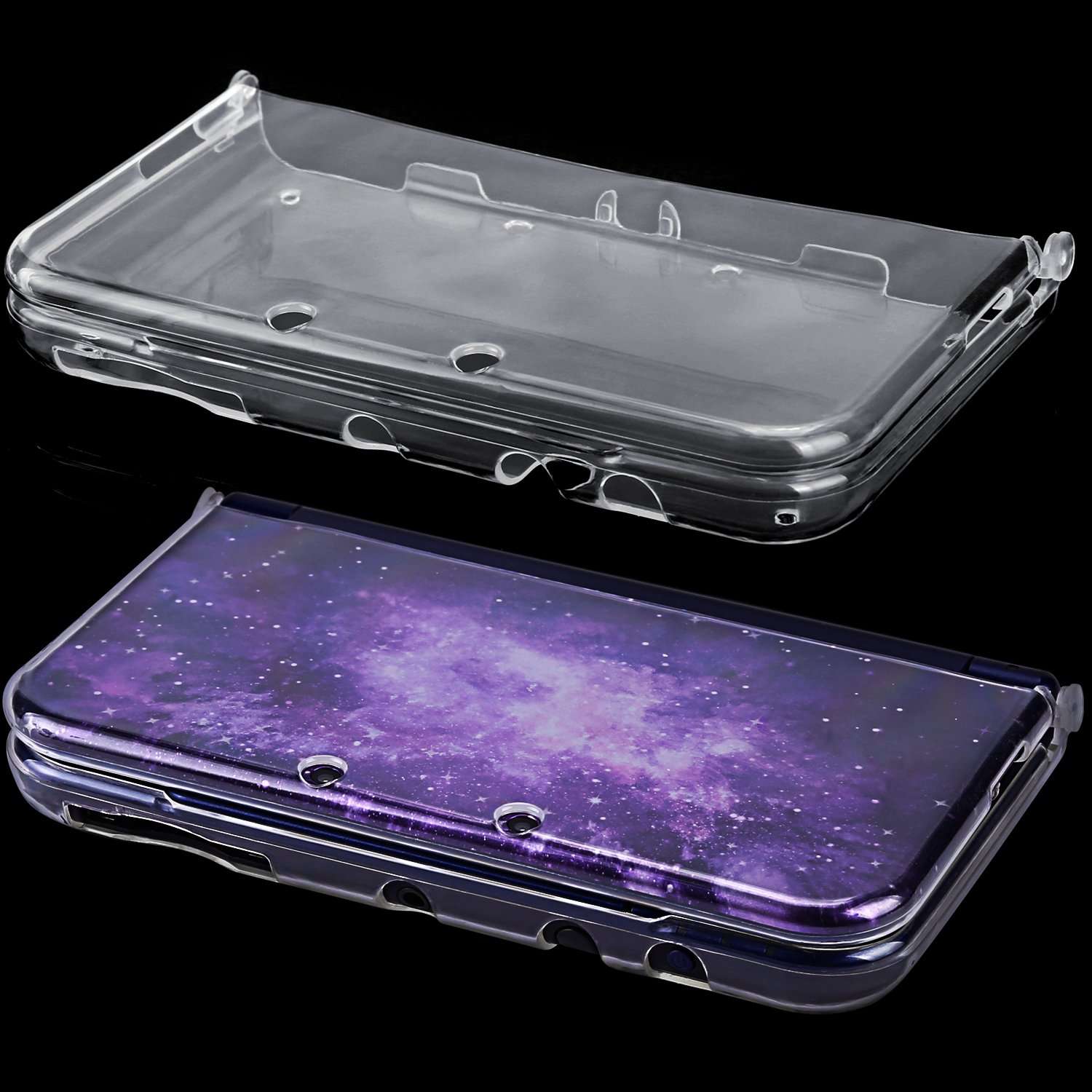 Akwox Super Crystal Transparent Protective Cover Case for New 3DS XL/LL 5