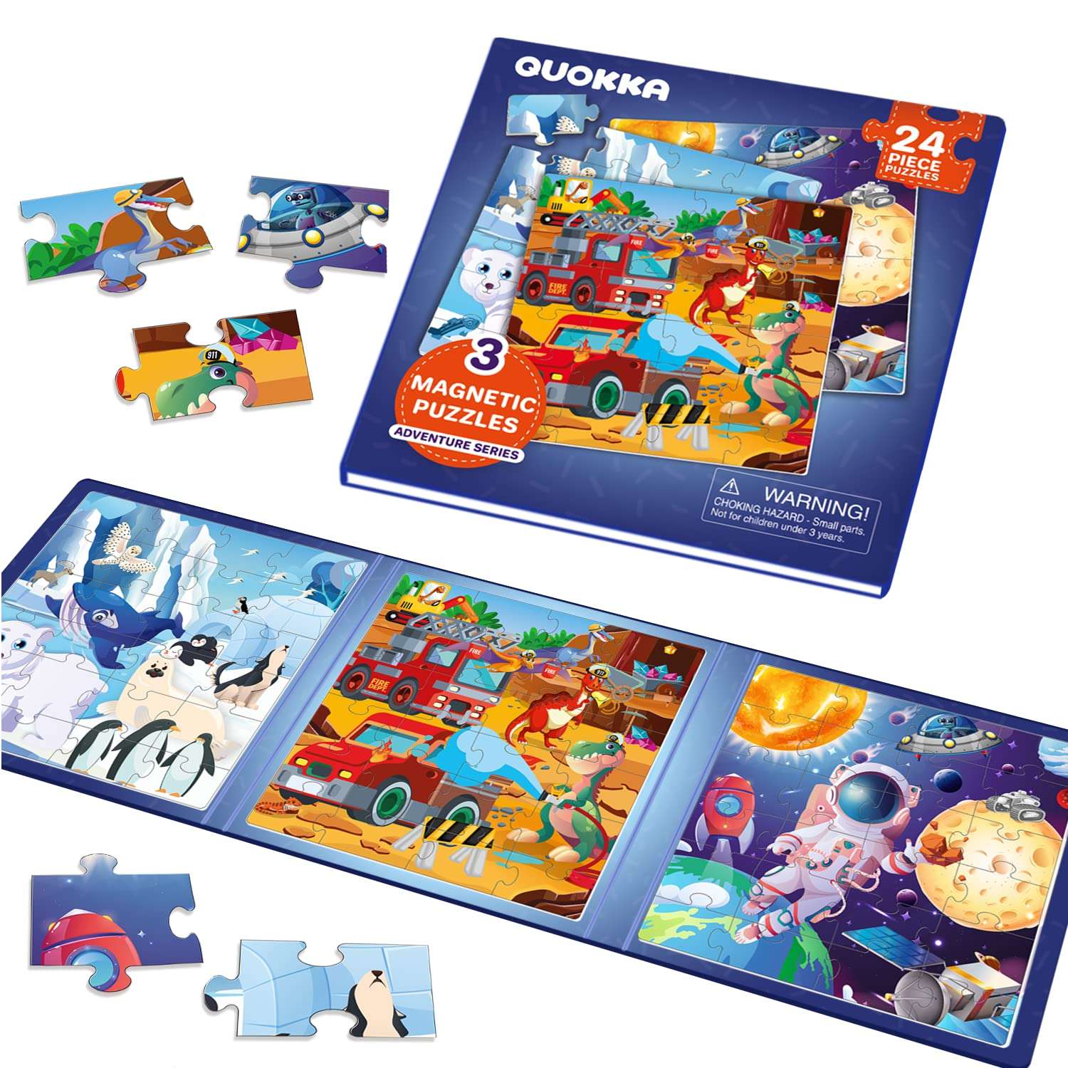 QUOKKA Multipack of Magnetic Games for Boys and Girls 3