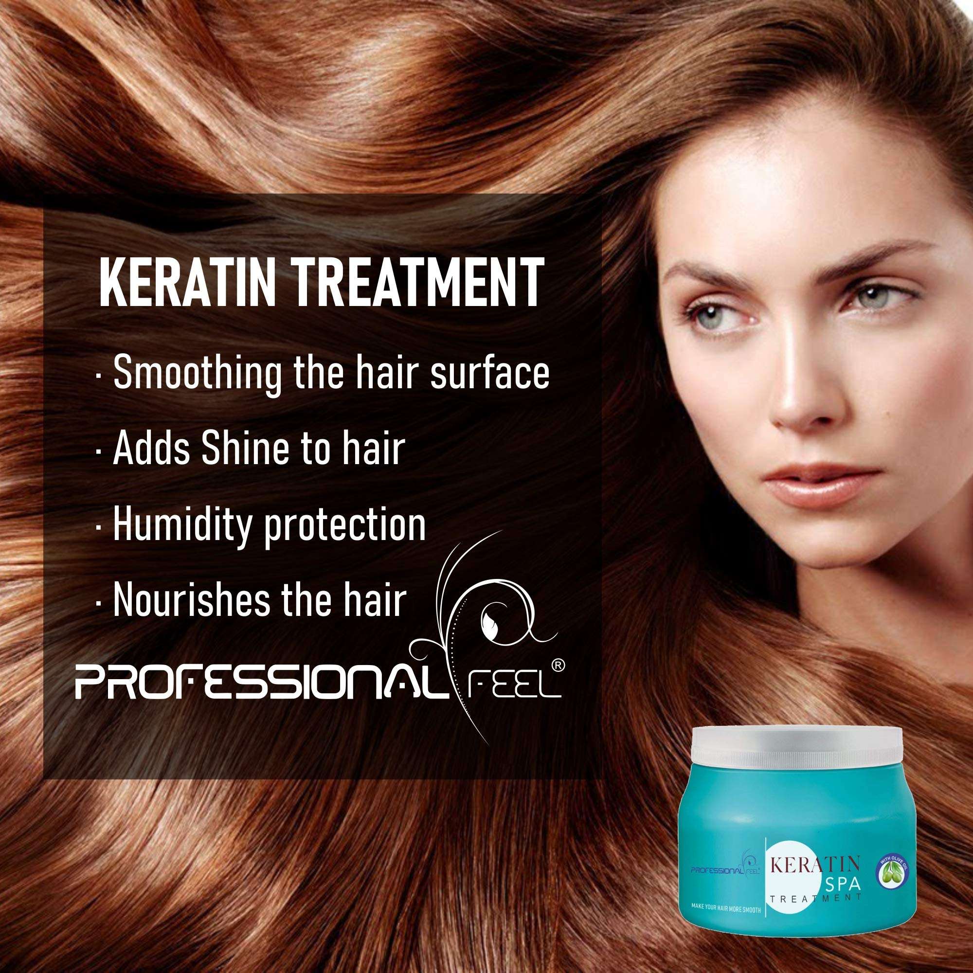 Professional Feel Keratin Hair Spa Treatment, Real Hair Spa For More Hair Smooth, Total Hair Repair (500 Gram) 4