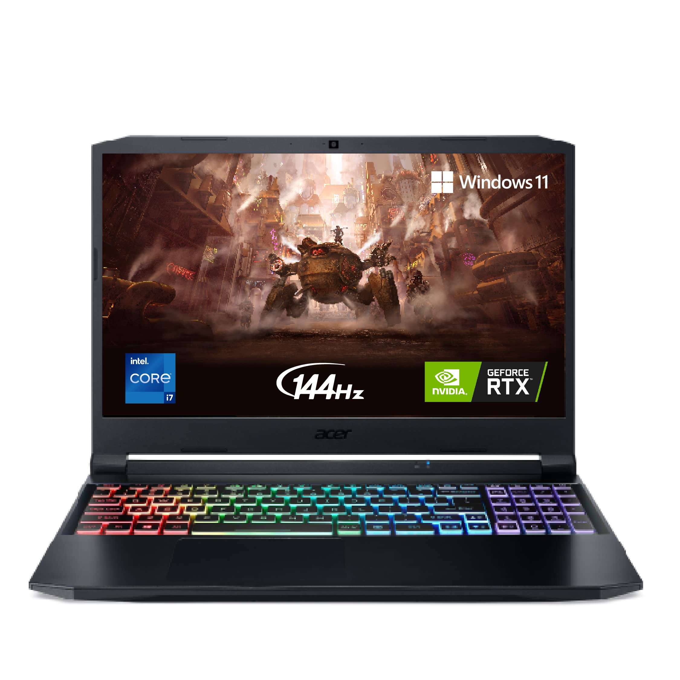 Acer Nitro 5 Gaming Laptop Intel core i7 11th Gen (Windows 11 Home/16 GB/512 GB SSD/NVIDIA® GeForce RTX 3050 Ti/144hz) AN515-57 with 39.6 cm (15.6 inches) IPS Display / 2.2 Kgs 1