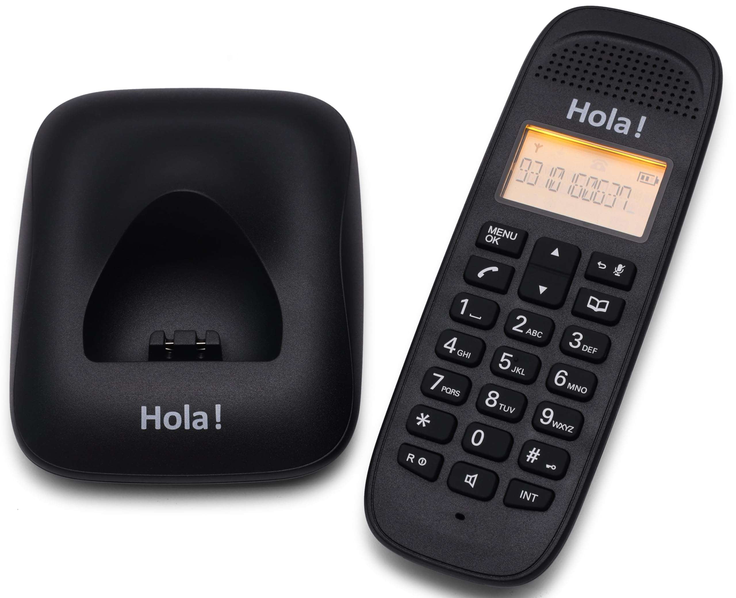 Hola ! Tc 700 Cordless 2.4Ghz Landline Phone with Caller Id Display, Stores 50 Contacts, Upto 8Hrs of Talk Time, Solid Build Quality, Alarm Function, Auto Answer, Mute & Flash Function 5