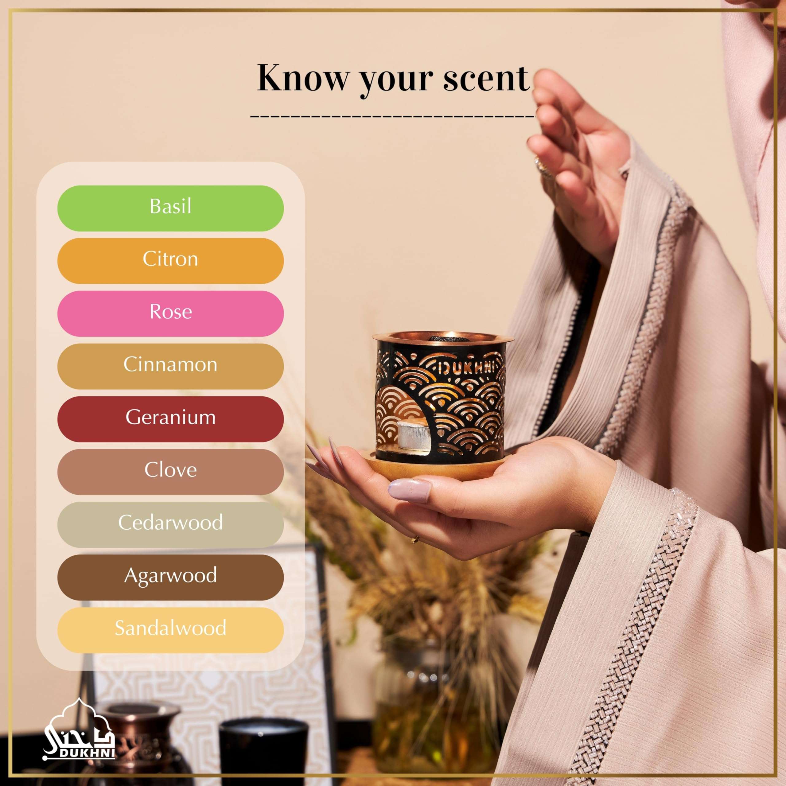 Dukhni Oud Al Khaleeji Bakhoor Set | 9 Piece Each & Tree Burner | Arabic Incense | Deep Oud Blend | Perfect for Prayer Time, Relaxation & Meditation | Perfect Diwali Gift for Employees 6