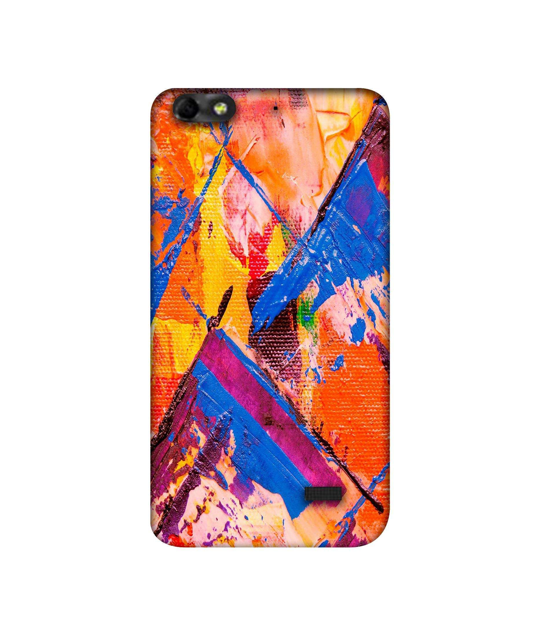 Amazon Brand - Solimo Designer Barfi Shape Multicolor Texture 3D Printed Hard Back Case Mobile Cover for Huawei Honor 4C 1