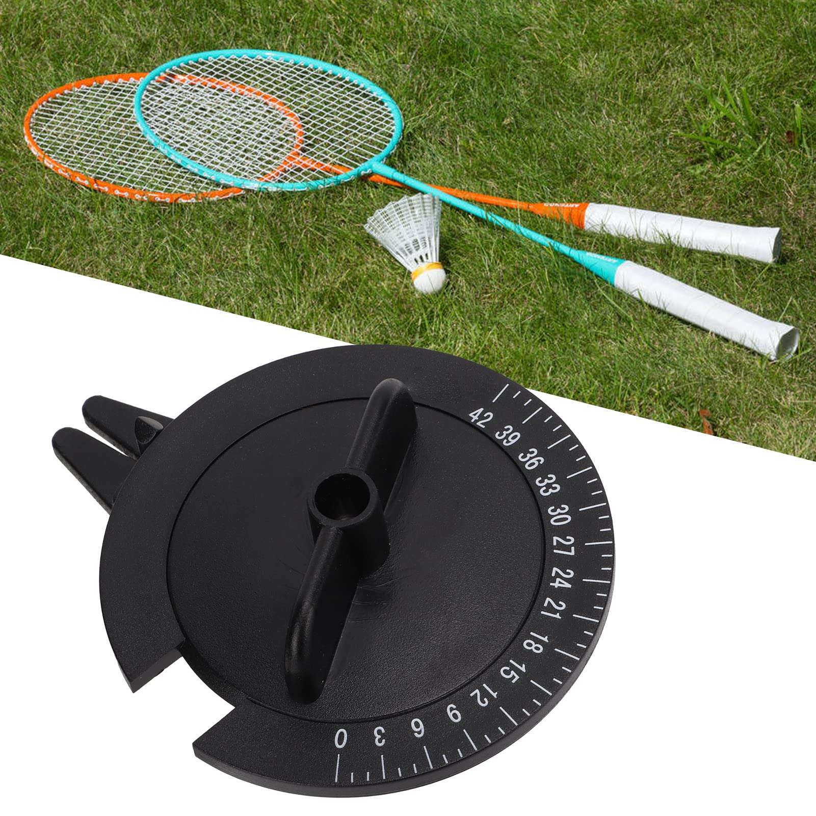 Natudeco Badminton Racket Tension Calibrator Badminton String Tension Tester Accurate Measurement Pressure Value Stringmeter Tennis String Tension Meter for Players and Professionals 6