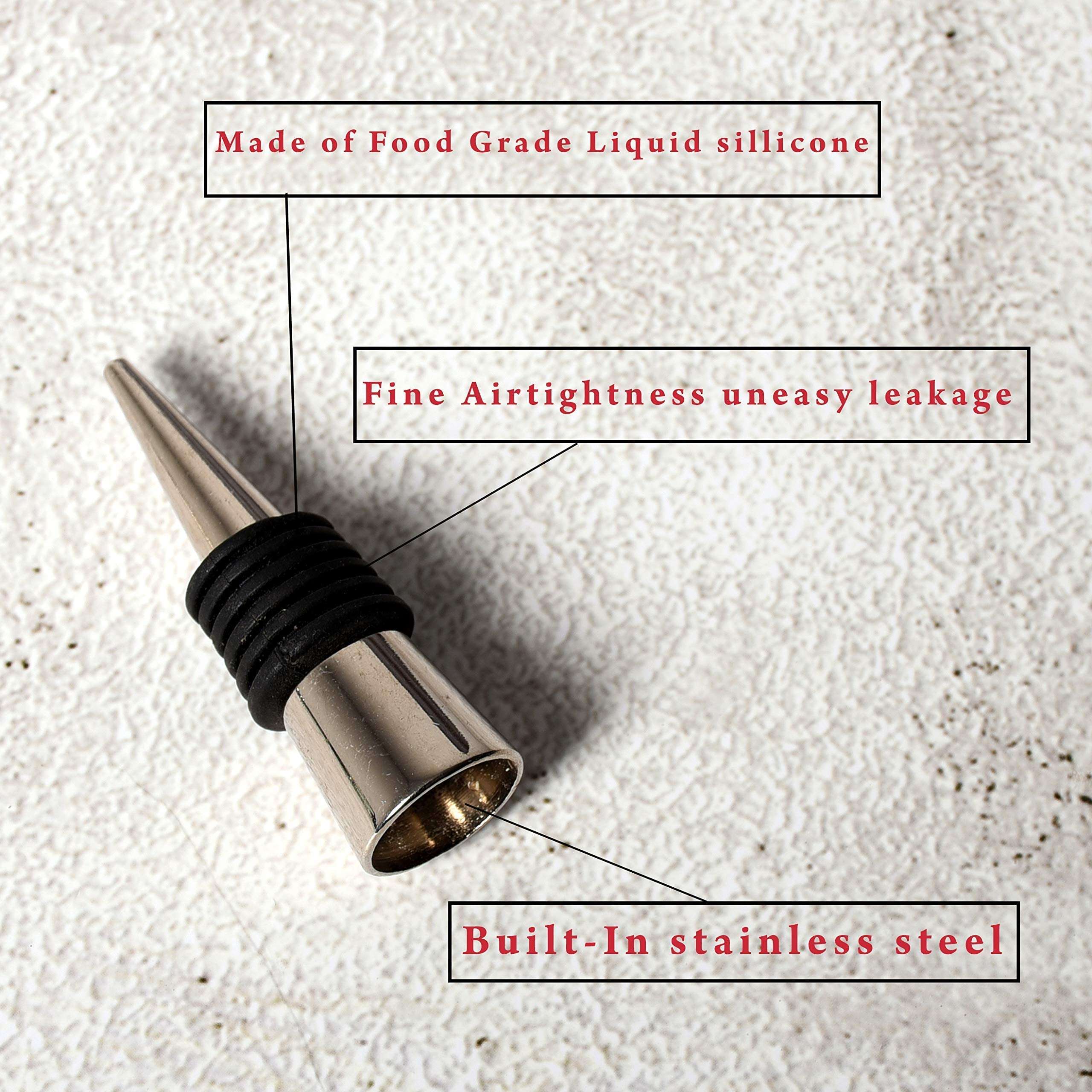 Indian-Shelf Bottle Cork | Wood Wine Stopper | Square Bottle Caps for Glass Bottle | Bar Set for Home | Wine Box for Gifting [Green, 1 Pack] 3