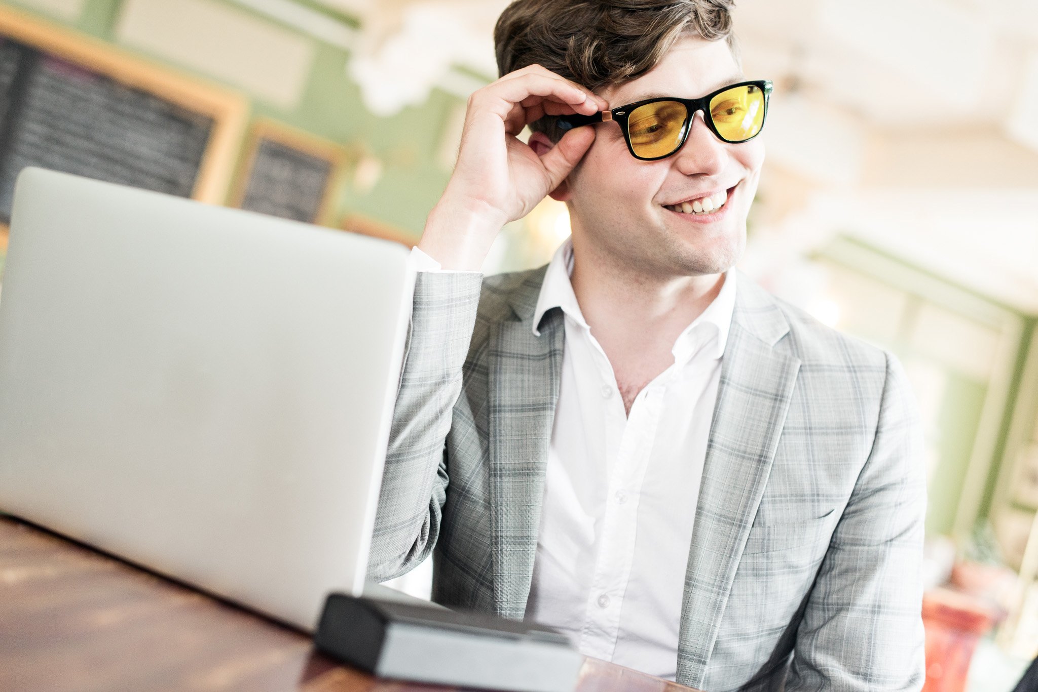 Prospek Blue Light Computer Glasses, ULTIMATE for Women and Men, Anti Glare Clear Lens, 99% Blue Light Blockers 4