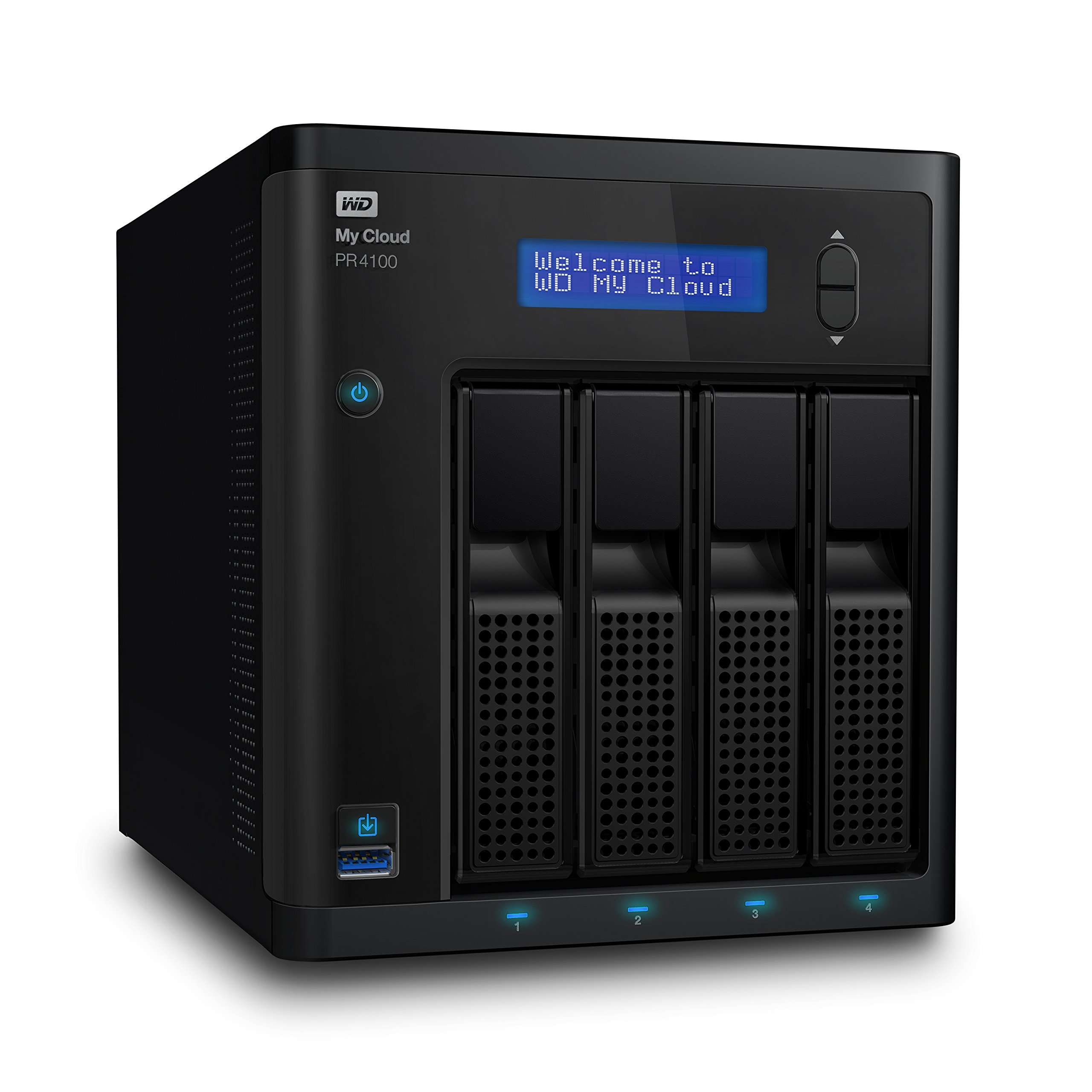 WD Diskless My Cloud Pro Series PR4100 Network Attached Storage & Western Digital 6TB WD Red Plus NAS Internal Hard Drive HDD - 5640 RPM, SATA 6 Gb/s, CMR, 128 MB Cache, 3.5" -WD60EFZX 3