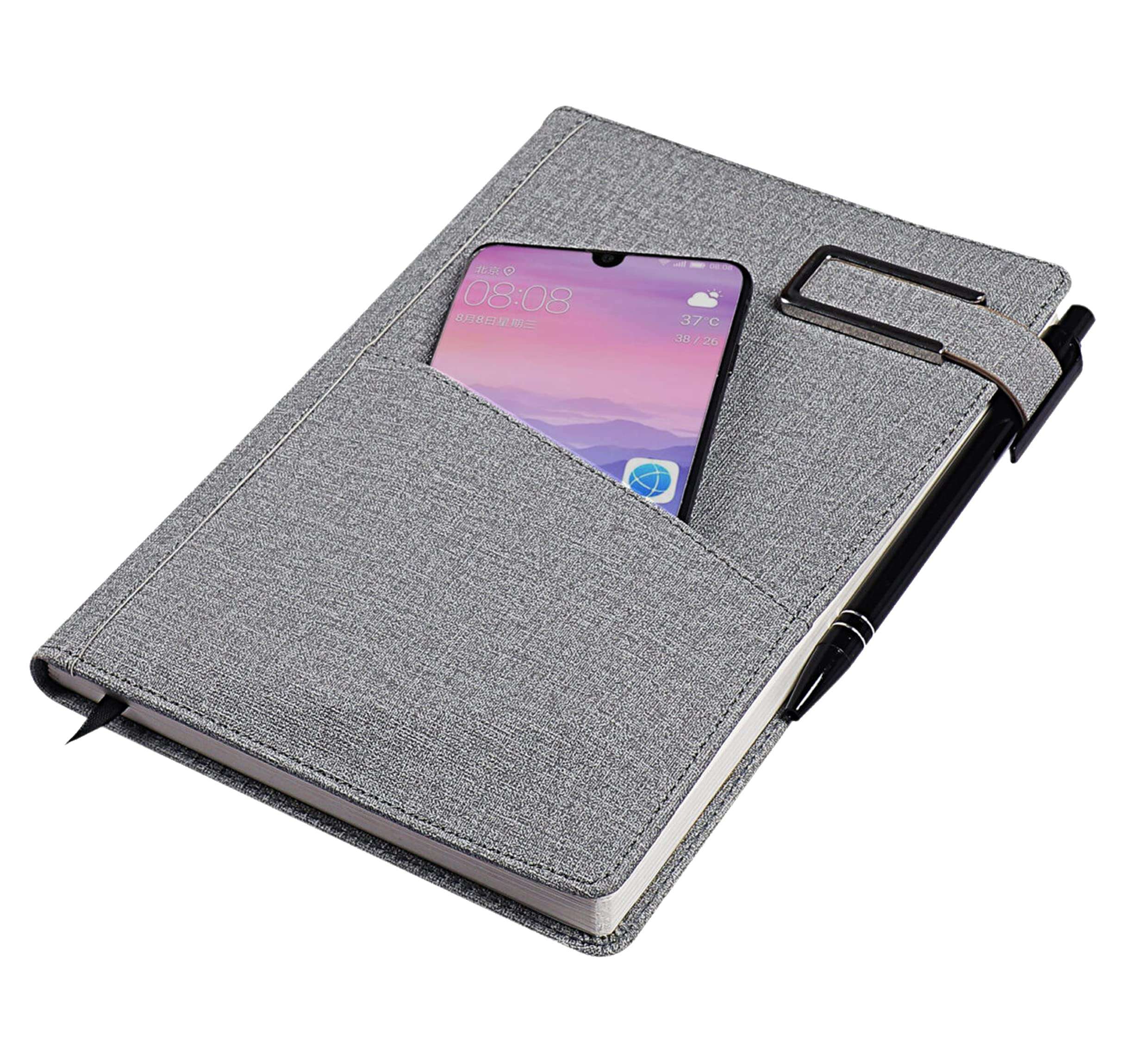 Schmick A5 Office Notebook Diary for Men Women with Magnetic Flip Lock and Pen Holder (192 Ruled Pages, 6 x 8.5 Inches, 80 GSM) 1