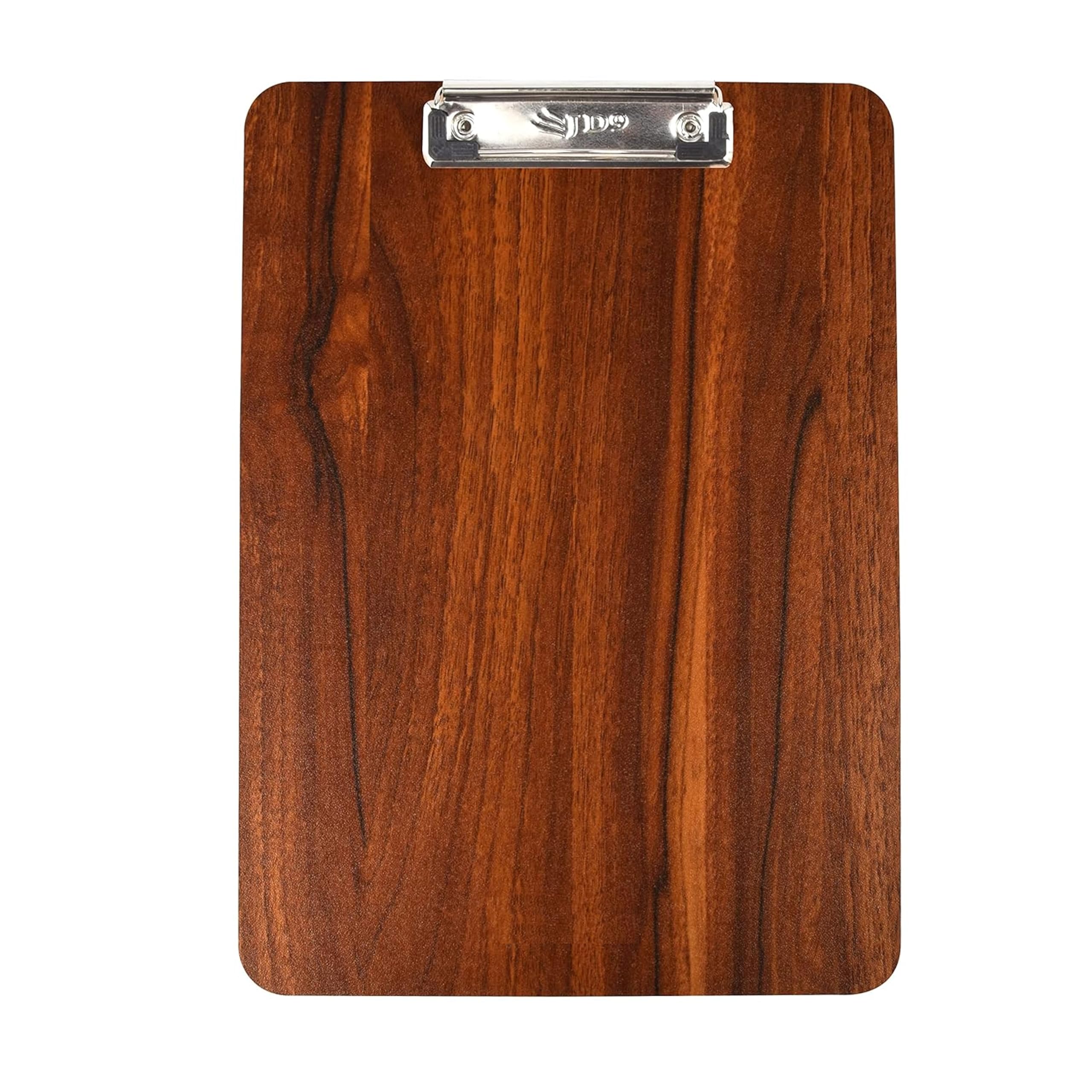 Examination Writing Pad Clipboard, Exam Board for Students, Solid Plywood Clipboard with Low Profile Clip, Durable Wooden Clip Boards for Office, School, College (Size A4)