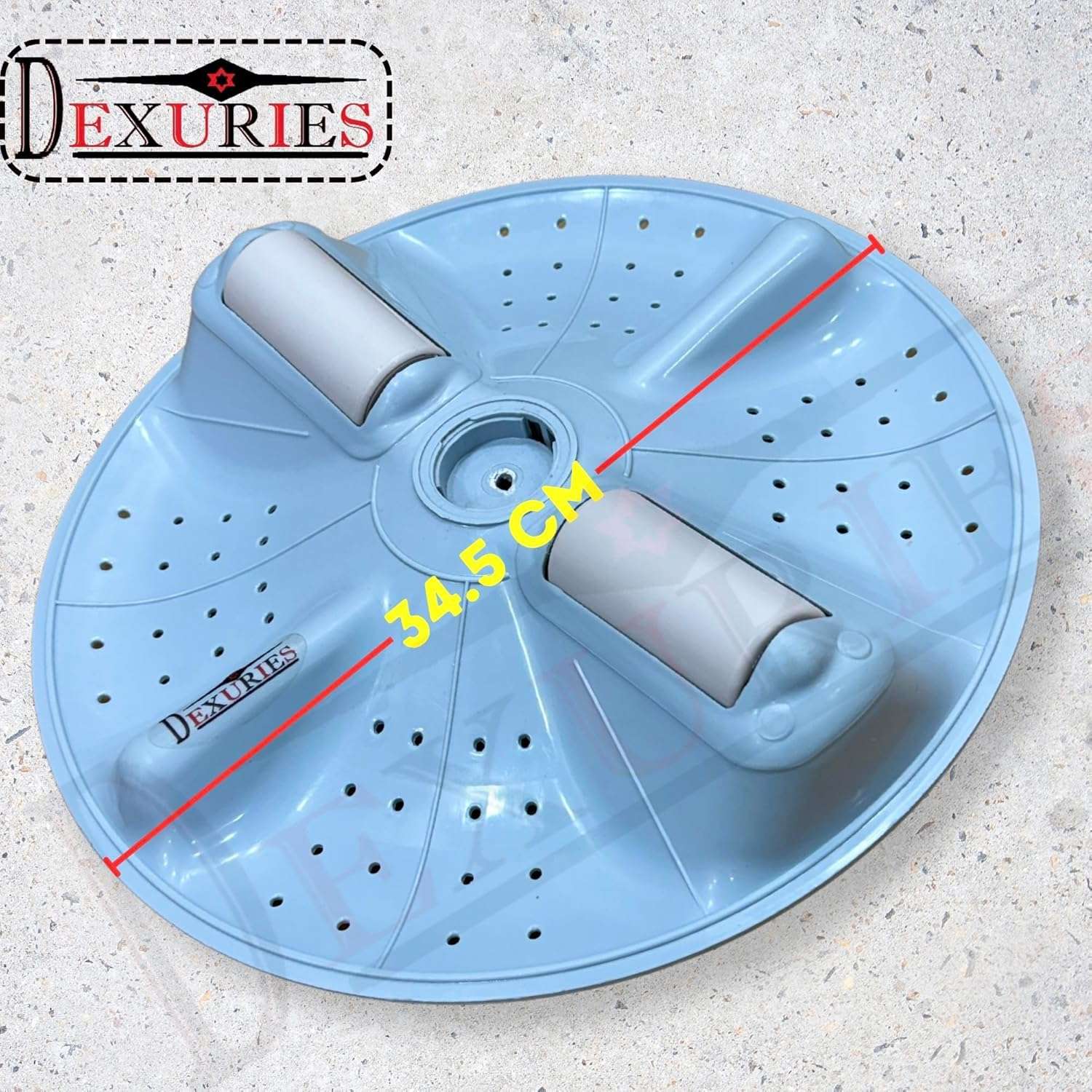 DEXURIES Pulsator for SAMSUNG TOP LOAD Fully Automatic Washing Machine with Roller Compatible With 6 and 6.5 Kg SAMSUNG Washing Machine (Color - SkyBlue, Size Dia - 34.5) Match Size & Buy 3