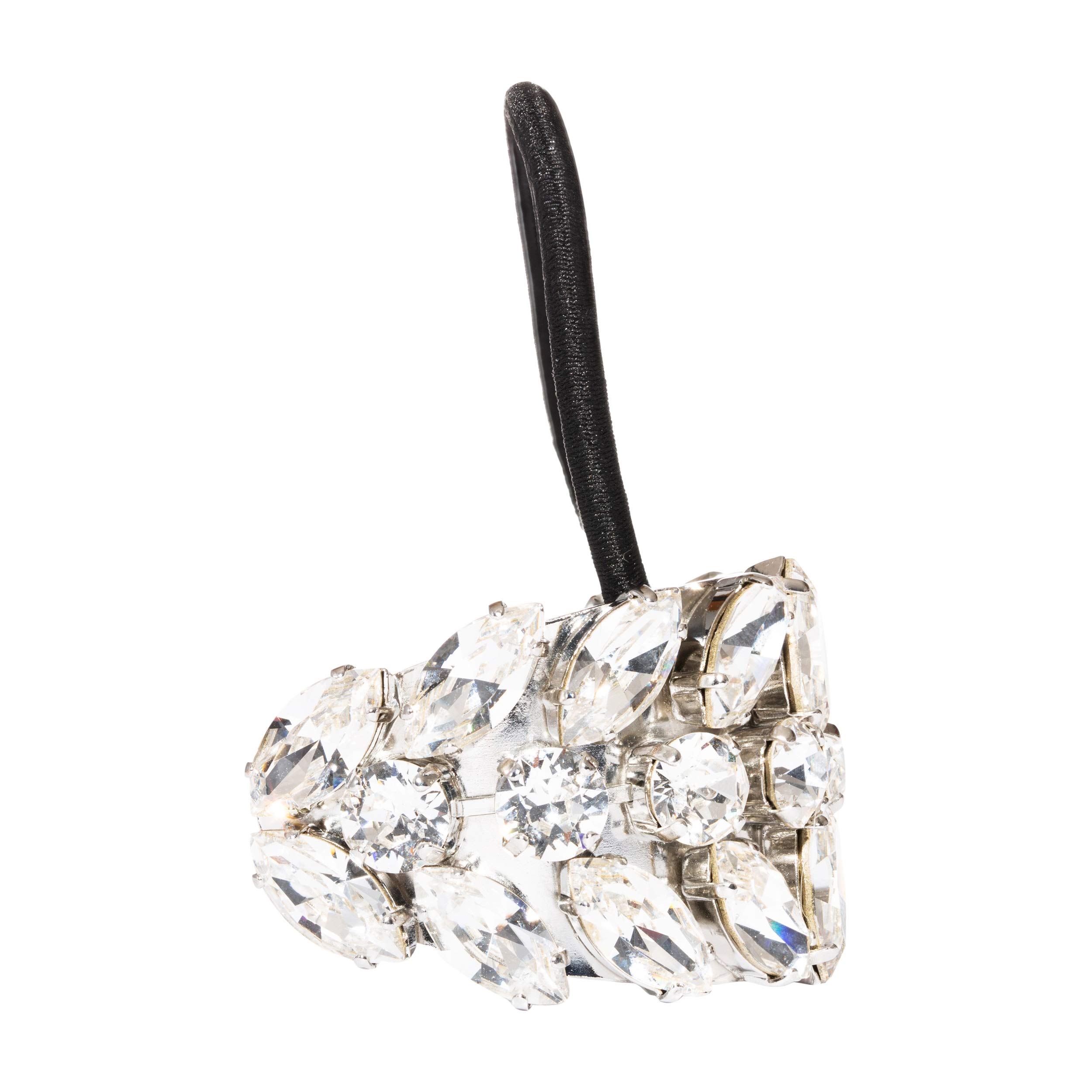 L. Erickson Aurora Crystal Pony Cuff - Crystal | Silver 4