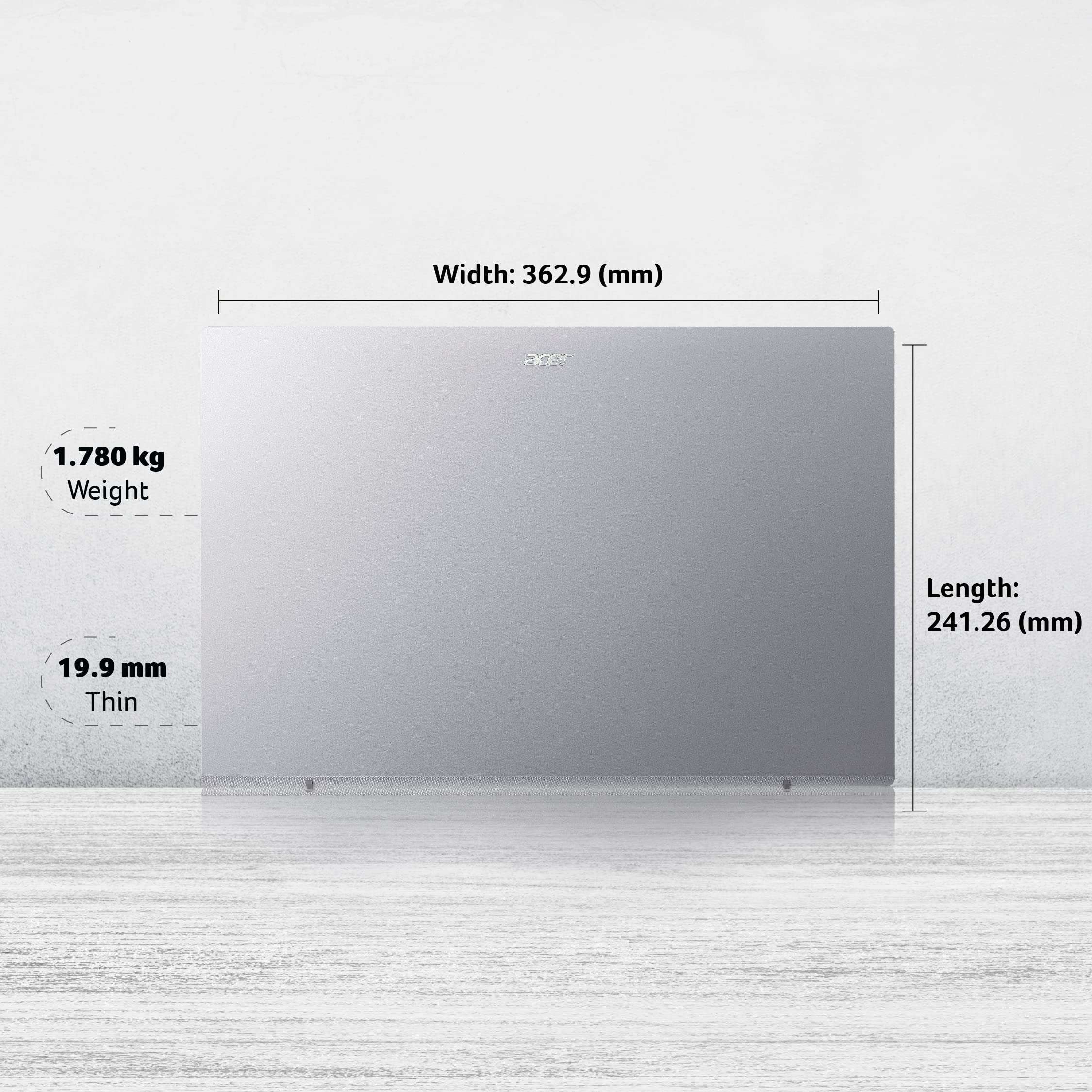 Acer Aspire 3 Laptop Intel core i5 12th Gen - (8 GB/512 GB SSD/Windows 11 Home/MS Office Home and Student 2021) A315-59 with 39.6 cm (15.6 inches) FHD Display / 1.7 Kgs 3