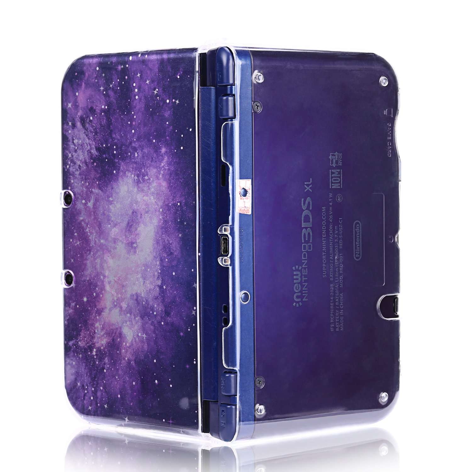 Akwox Super Crystal Transparent Protective Cover Case for New 3DS XL/LL 3