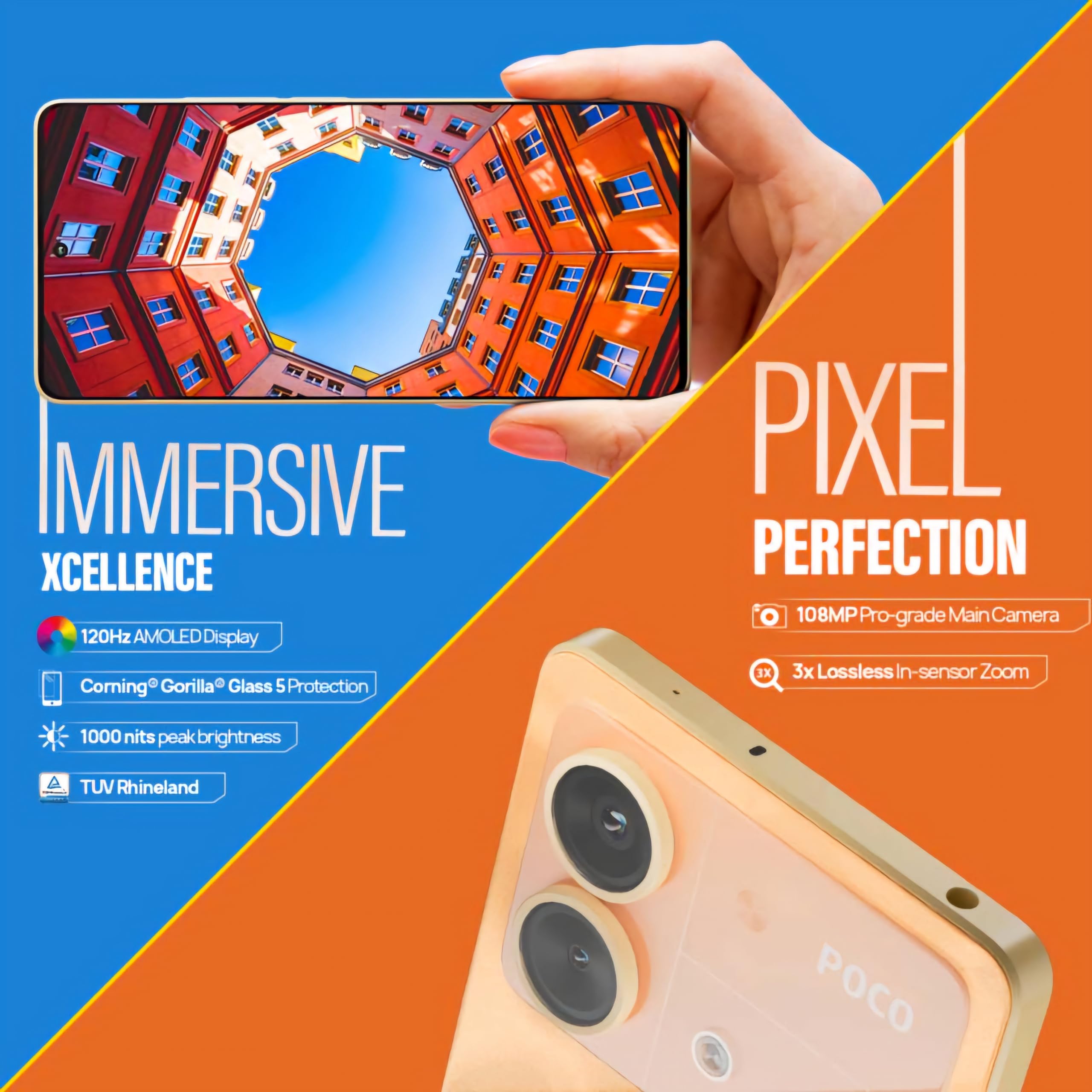 POCO X6 Neo 5G (Horizon Blue, 8GB RAM, 128GB Storage) 4